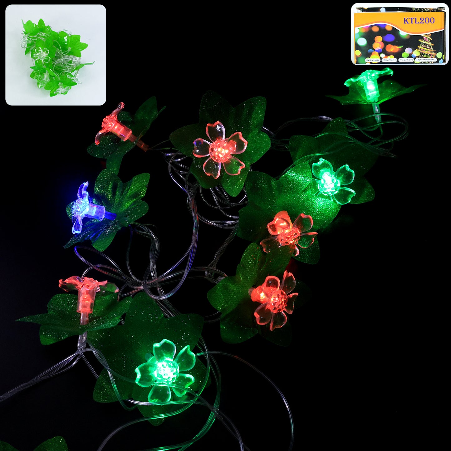 Leaf Flower Led Decorative String Light (3 Meter) - Happy Price - Image 3