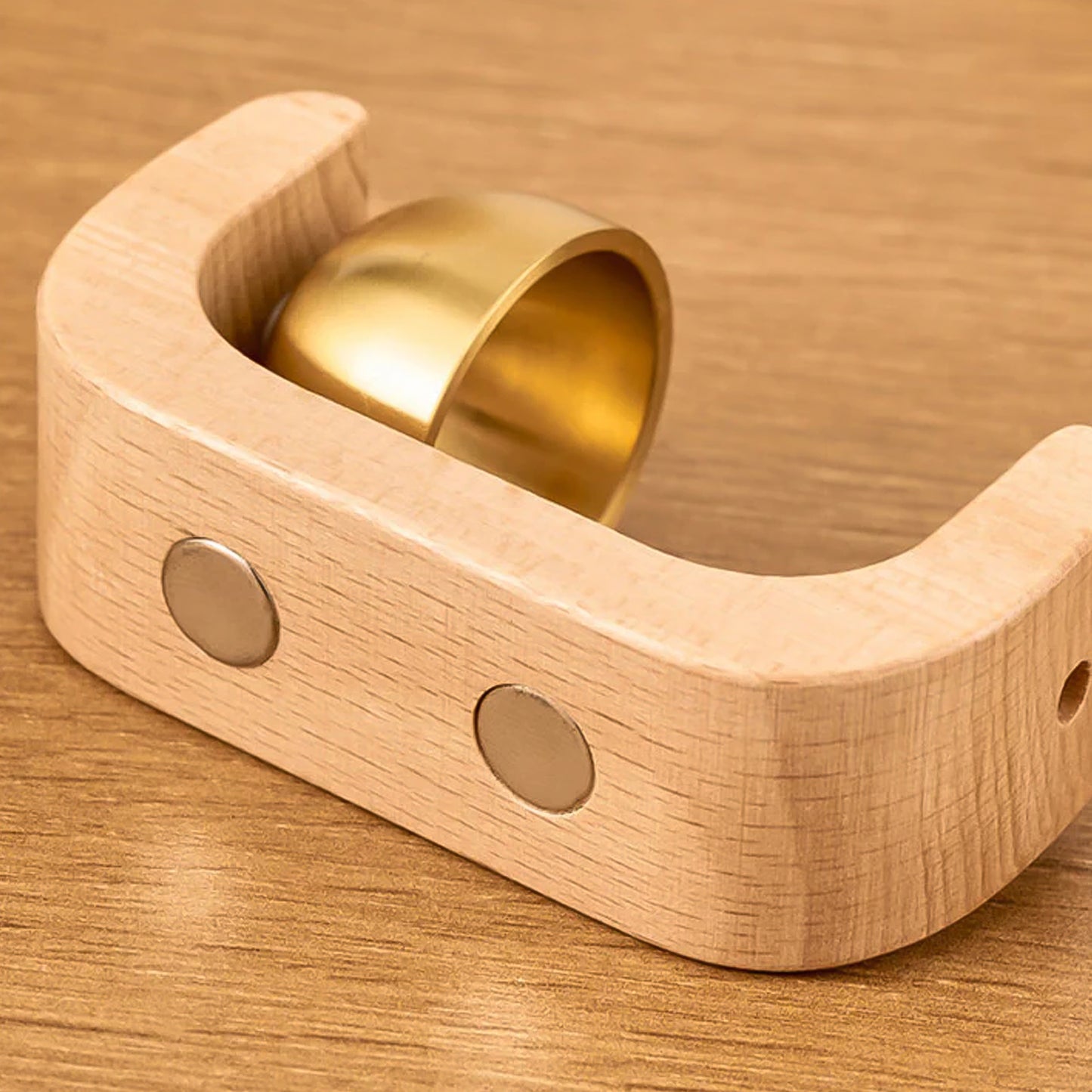 Desktop Zen Bell with Wooden Stand - Japanese Style Meditation Chime - Happy Price - Image 4