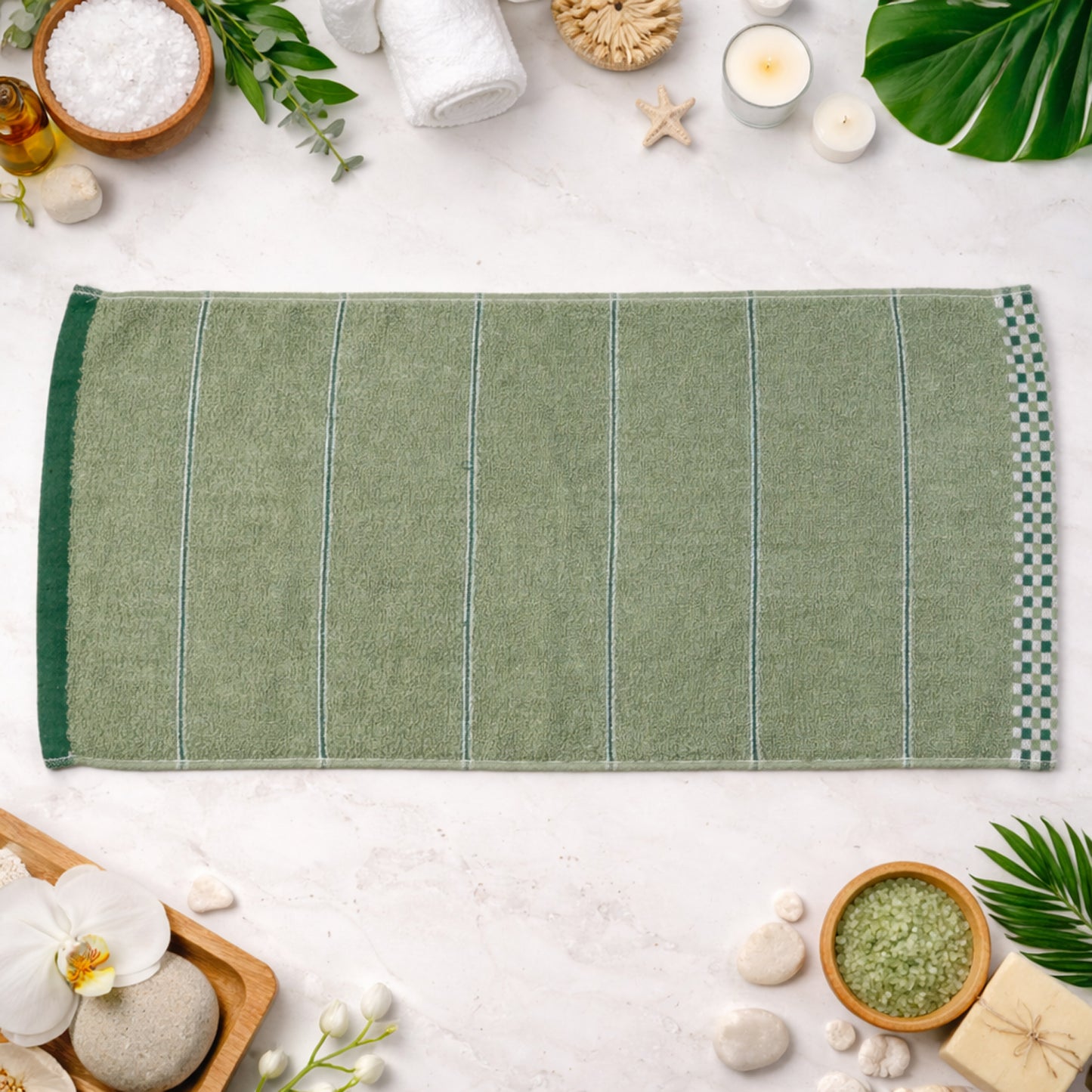 Soft Cotton Bath Towel 1 Pc 76x34 Cm - Absorbent & Quick Dry - Great Price - Image 2