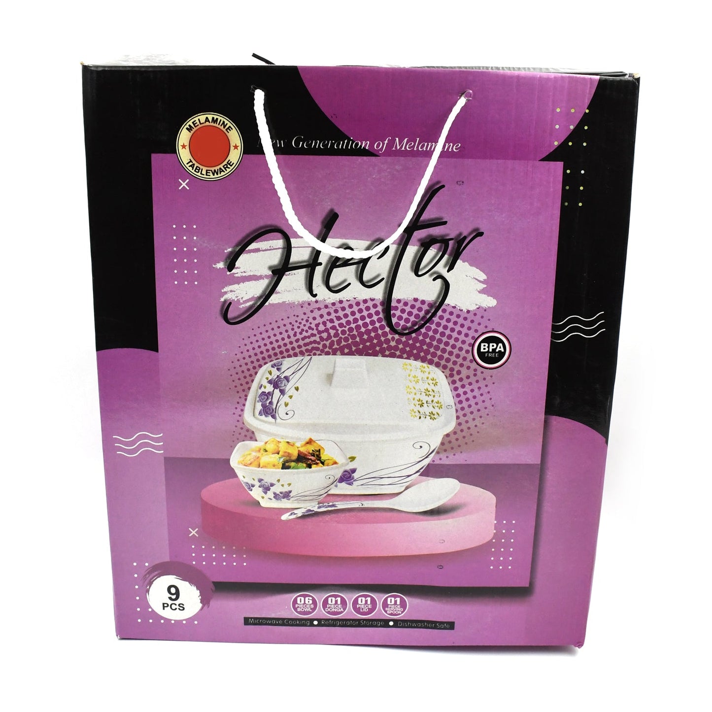 Hector High Quality Dinning Dinner Pudding Set (9 Pcs Set) - Happy Price - Image 4