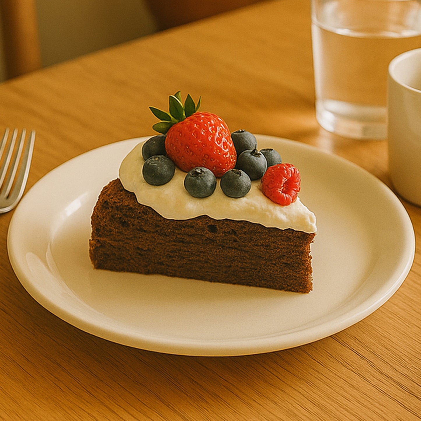 30cm Round Dinner Plate - 1 Pc White Serving Dish for Meals - Happy Price - Image 3