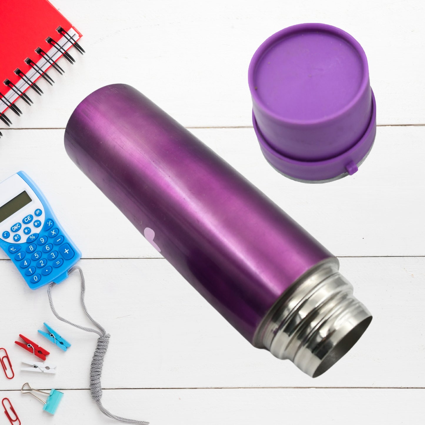 Stainless Steel Water Bottle Leak Proof Rust Proof Hot Cold Drinks Gym Sipper Bpa Free Food Grade Quality Steel Fridge Bottle For Office Gym School (500 Ml Approx) - Happy Price - Image 4