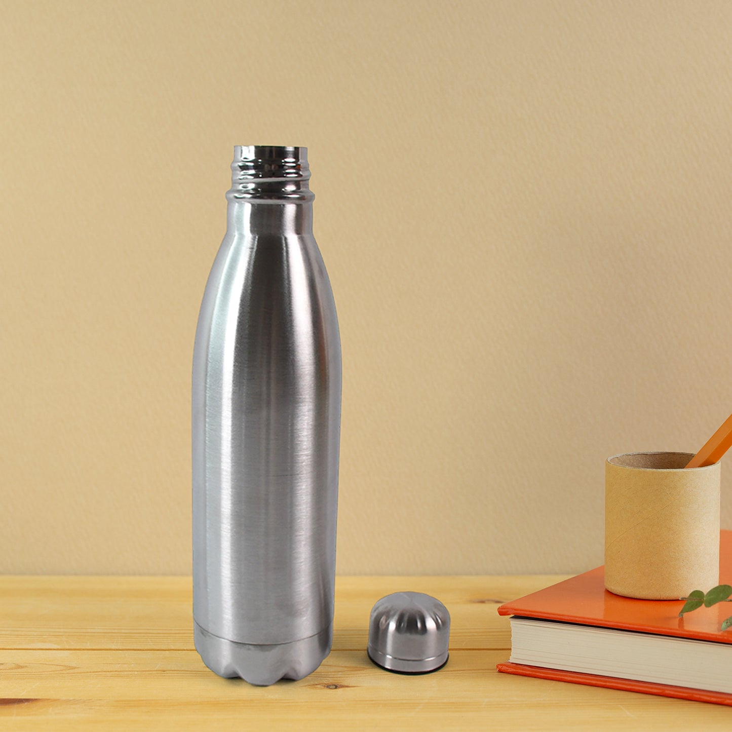 Stainless Steel Water Bottle - 500 ML, Leak-Proof for Daily Use - Happy Price - Image 5