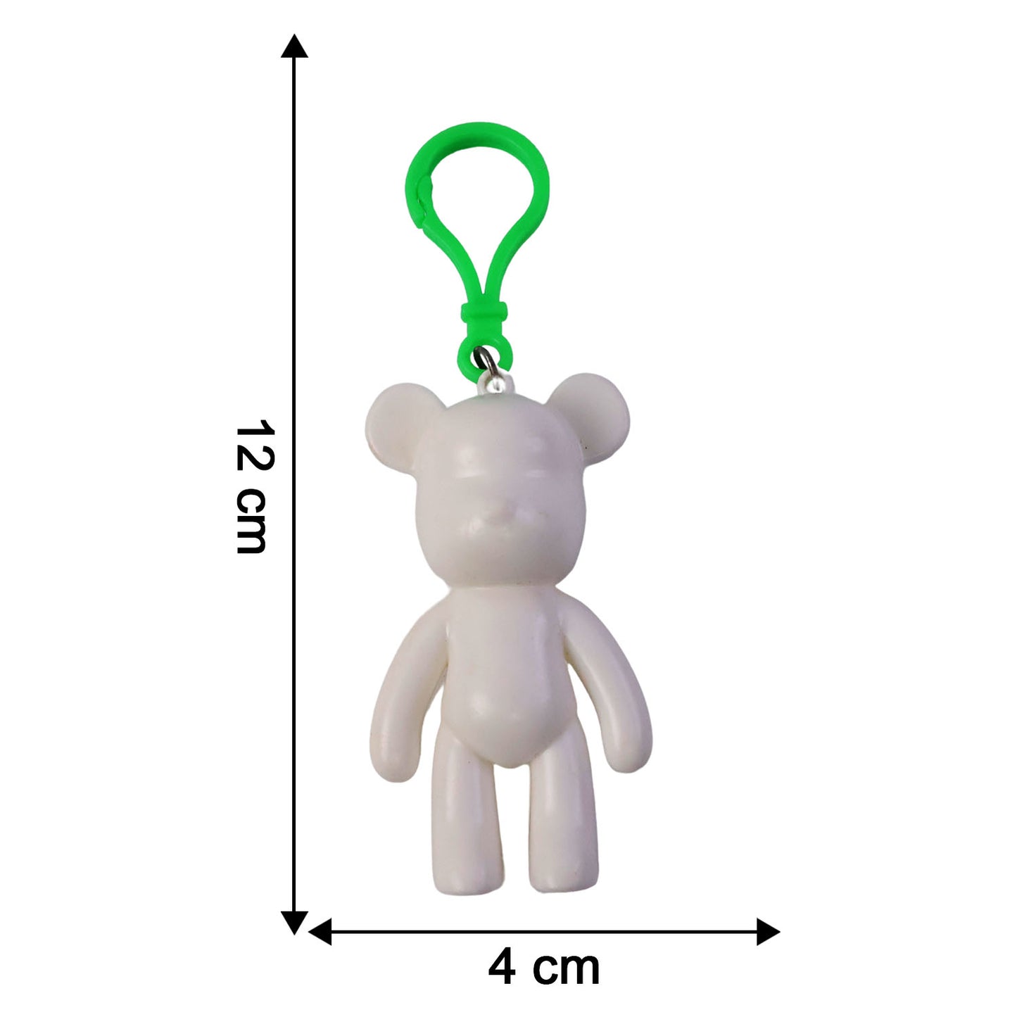 Cute Bear Design Decorative Keychain for Bags and Keys (1 Pc) - Happy Price - Image 5