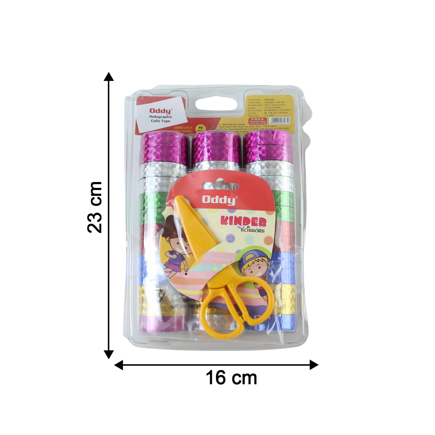 Holographic Craft Tape Set with Scissors - 39 Rolls for DIY & Gifting - Great Price - Image 5