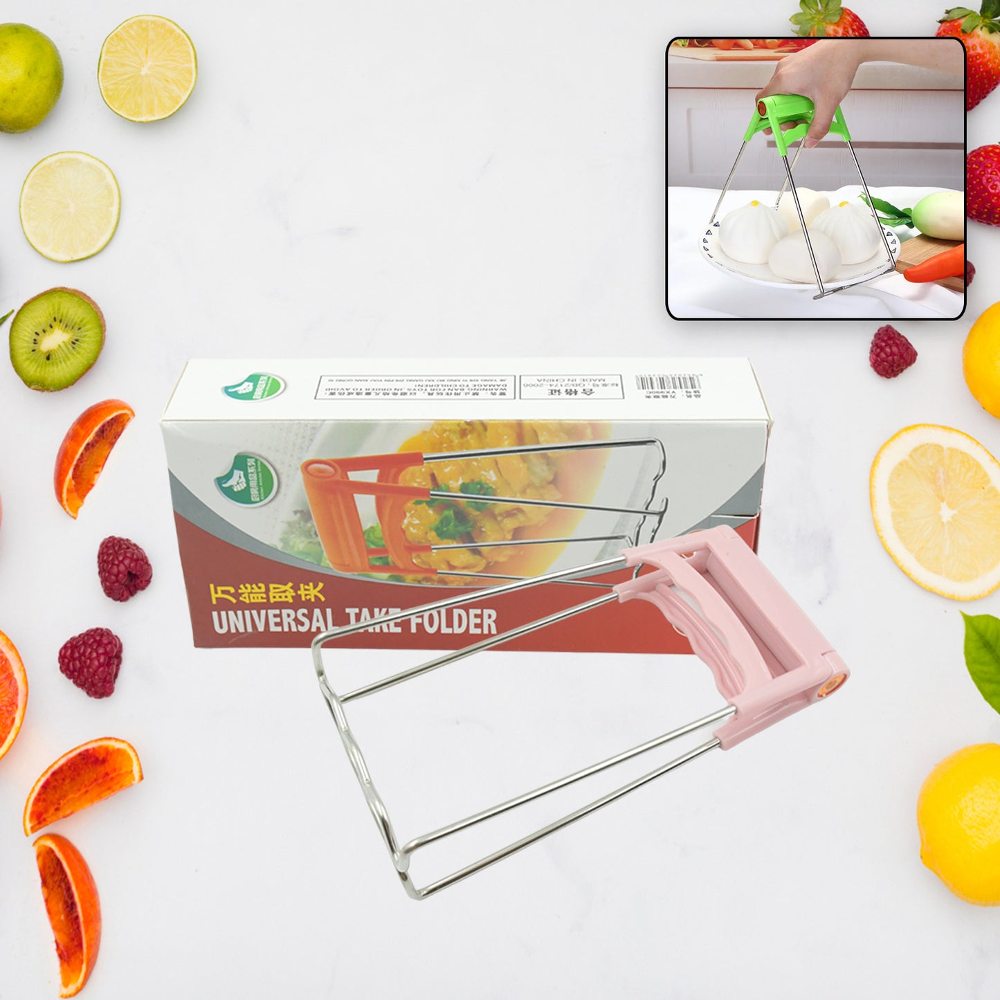 Kitchen Tongs Bowls Clip Wearresistant Bowls Plates Clip Lifter For Restaurants For Kitchen (1 Pc) - Happy Price - Image 2