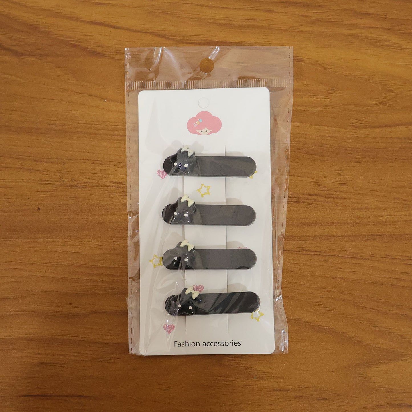 Cute Cat Matte Finish Hair Clips - Set of 4 - Happy Price - Image 7