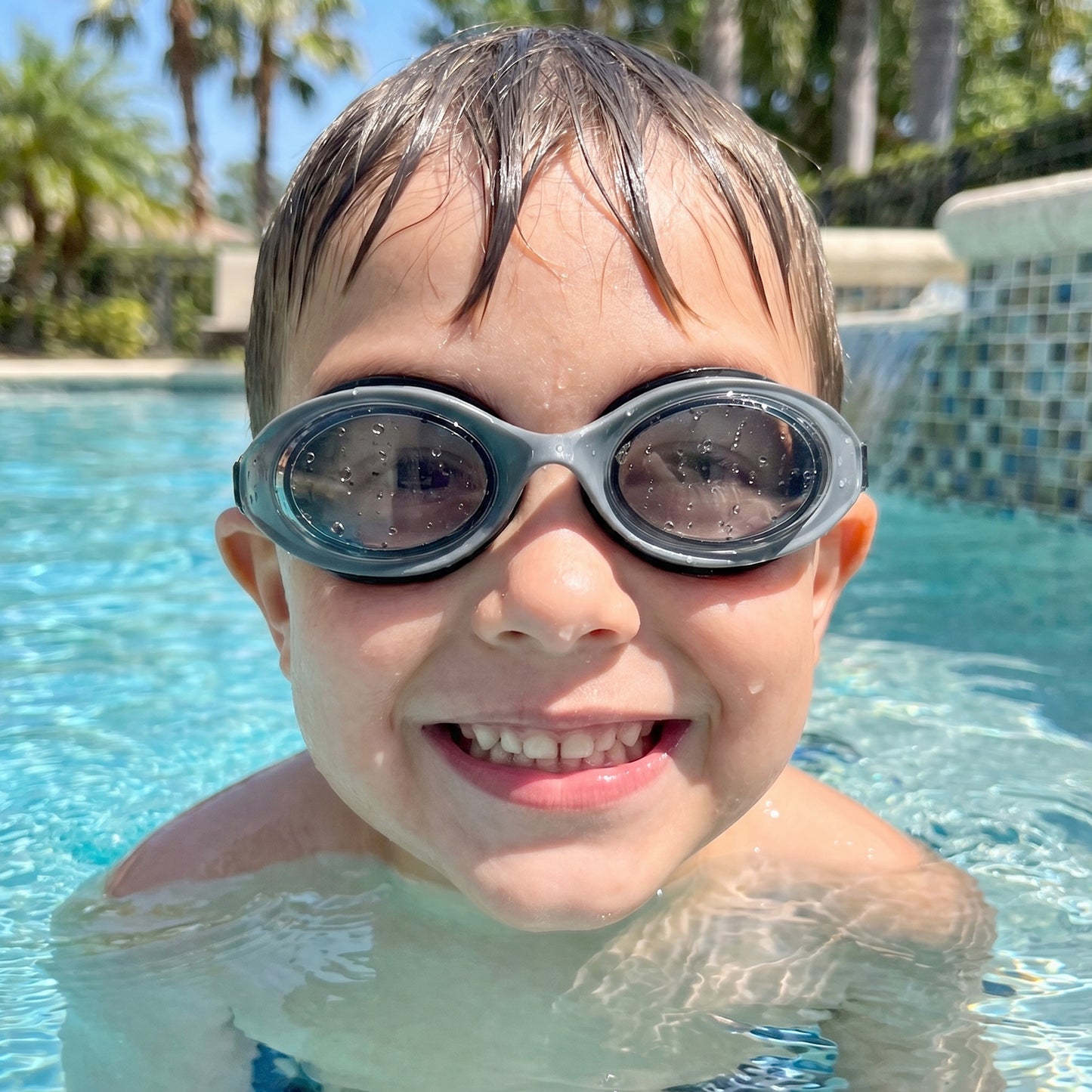 Kids Uv Protection Swimming Goggles With Anti-fog Lens And Comfortable Fit 1 Pc