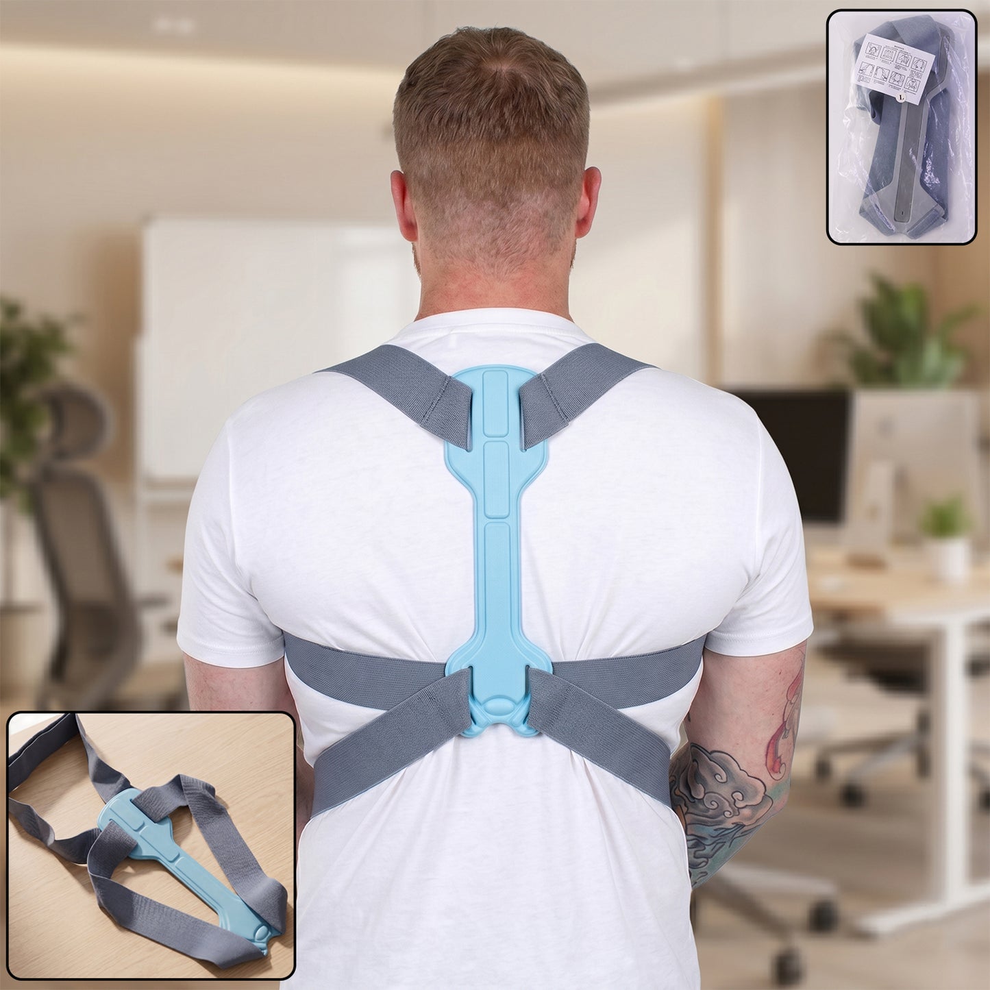 Adjustable Back Support Belt for Improved Posture - Large Size (1 Pc) - Great Price - Image 2