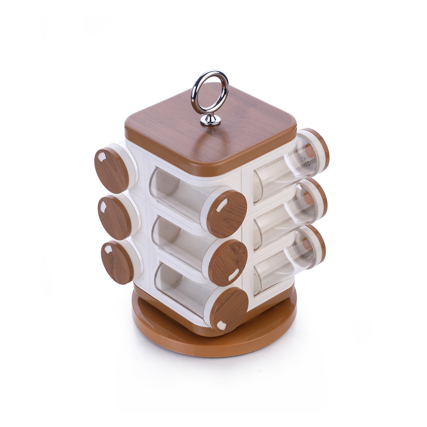 Ganesh 12-jar Revolving Spice Rack Masala Box - Happy Price - Image 6