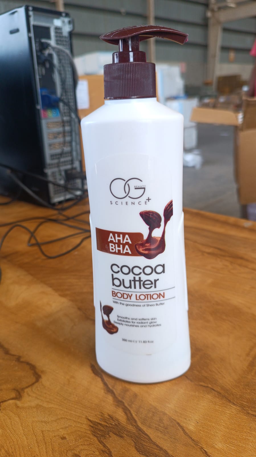 OG Beauty Science+ Cocoa Butter Body Lotion with AHA & BHA - 350 ML - Happy Price - Image 7