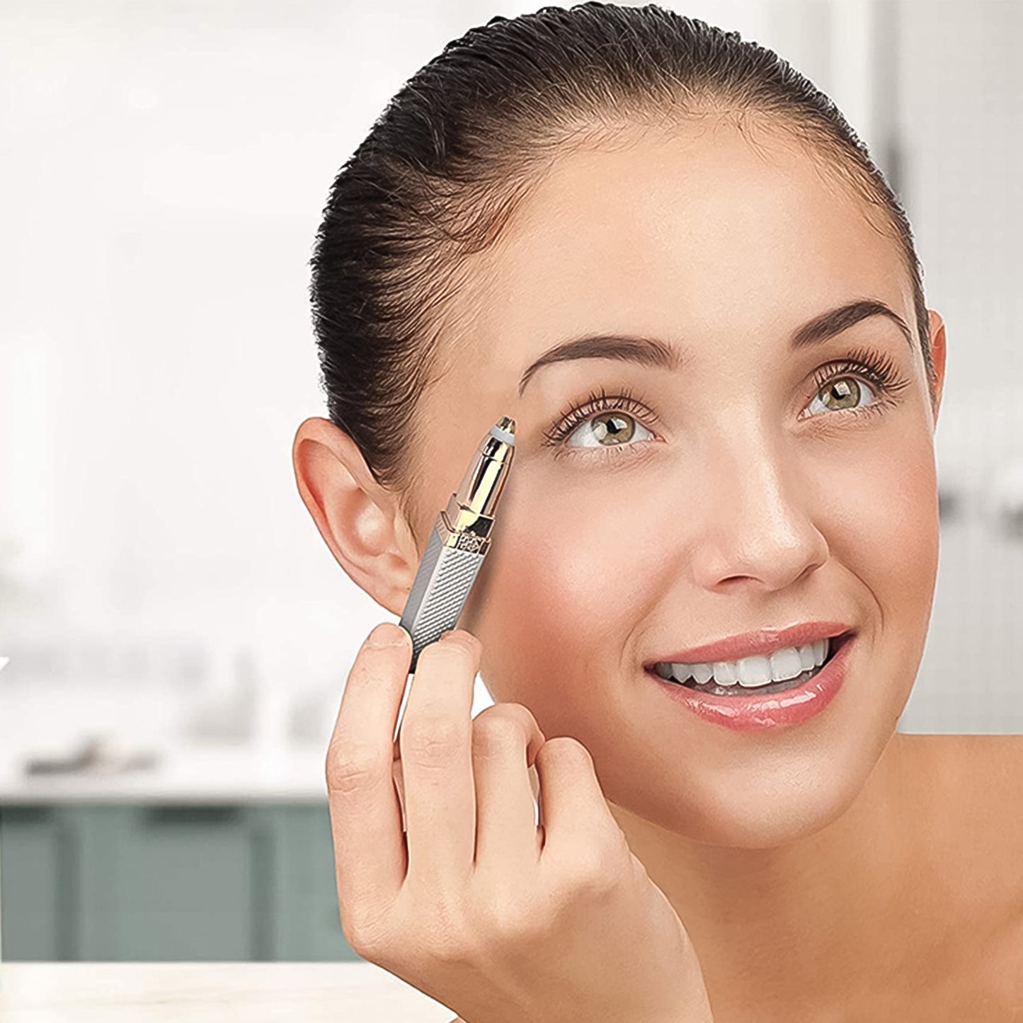 2-in-1 Eyebrow Razor Painless Hair Shaver (1 Pc) - Happy Price - Image 5