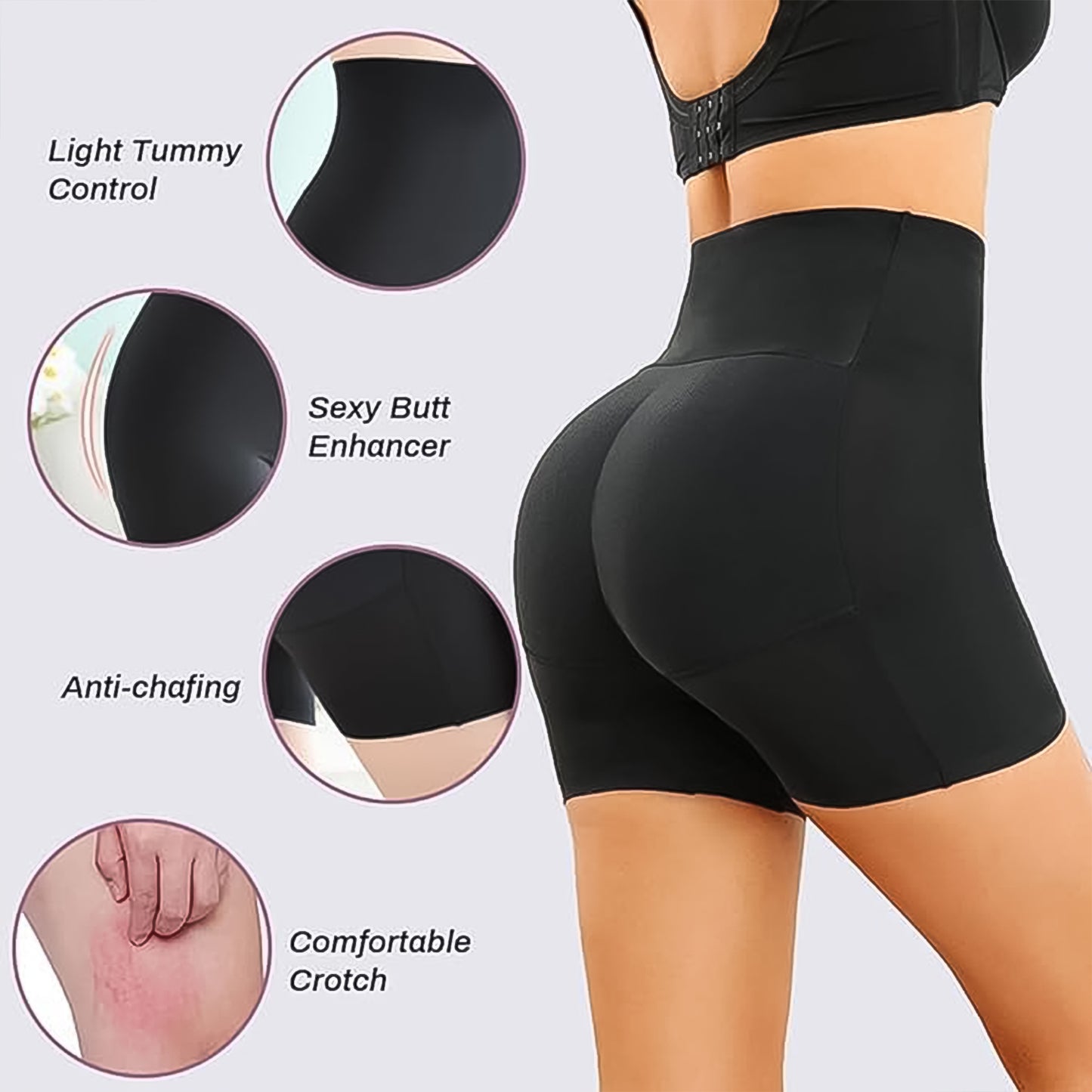 Womens Butt Lifter Padded Underwear Hip Pads Body Shaper Control Knickers Hip Pad (1 Pc Large) - Happy Price - Image 5