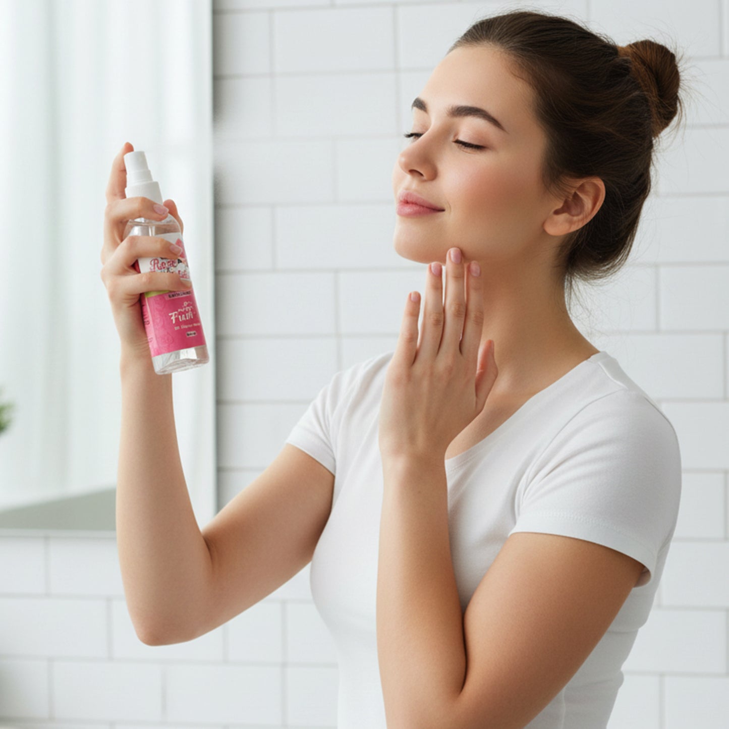 Rose Water Face Mist Set - 3 x 100 ML Bottles - Happy Price - Image 6