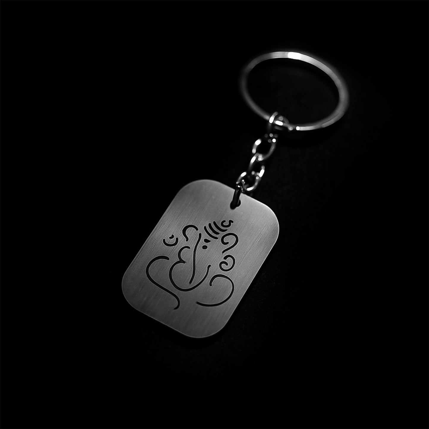 Ganesh Motif Metal Keychain - 1 Pc - Happy Price - Image 5