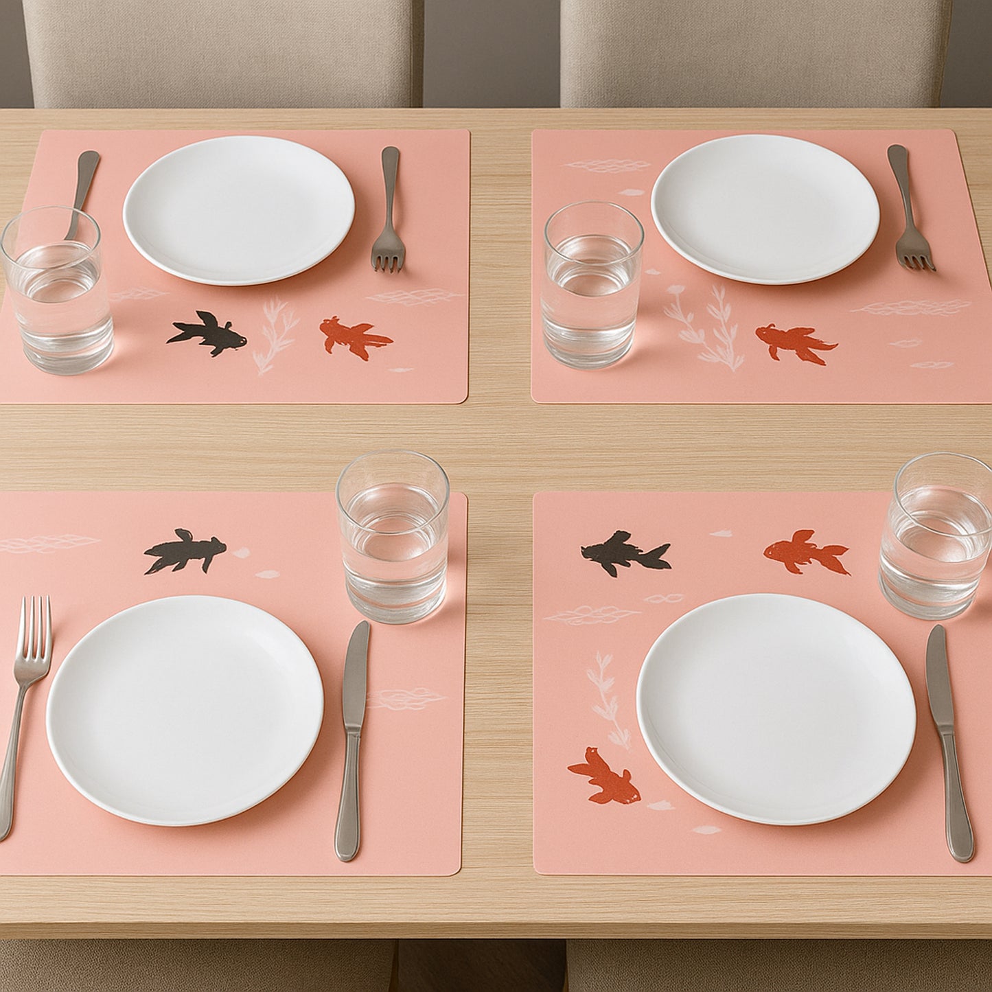 Set of 4 Elegant Dining Table Mats, 45x35 cm, Heat Resistant - Happy Price - Image 6