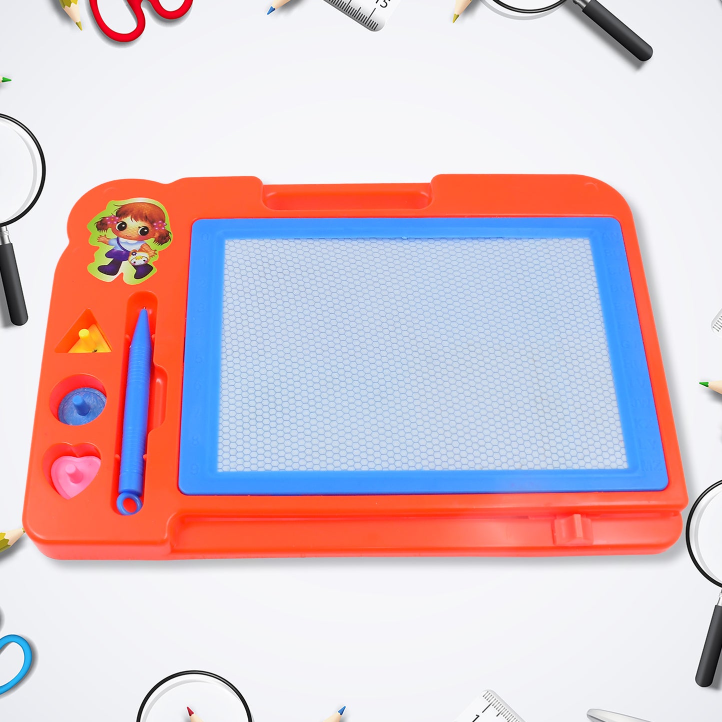 Magnetic Slate Sketch Pad Board For Kids (1 Pc 27 19 Cm) - Happy Price - Image 4