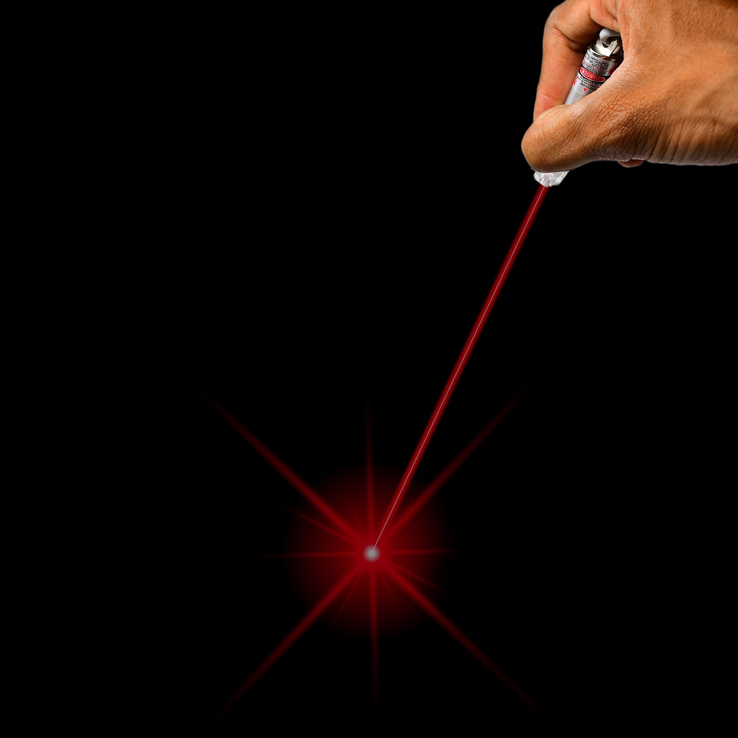 3 In1 Laser Light Led Flashlight + Torch Keychain + Laser Pointer - Happy Price - Image 5