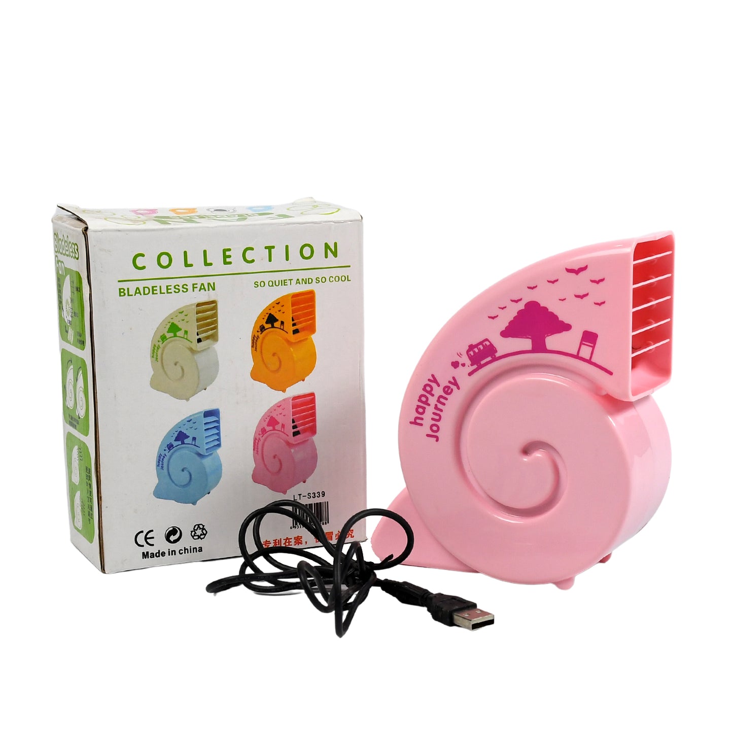 Cute Bright Color Desktop Office Usb Mini Fan Battery Usb Fans Usb Mini Fans (Battery Not Include) - Happy Price - Image 5
