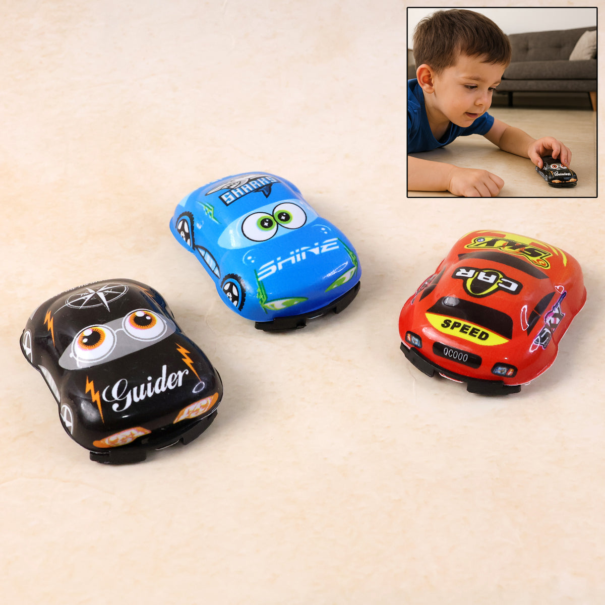 1 Pc Mini Pull-Back Toy Car for Kids - Happy Price - Image 7