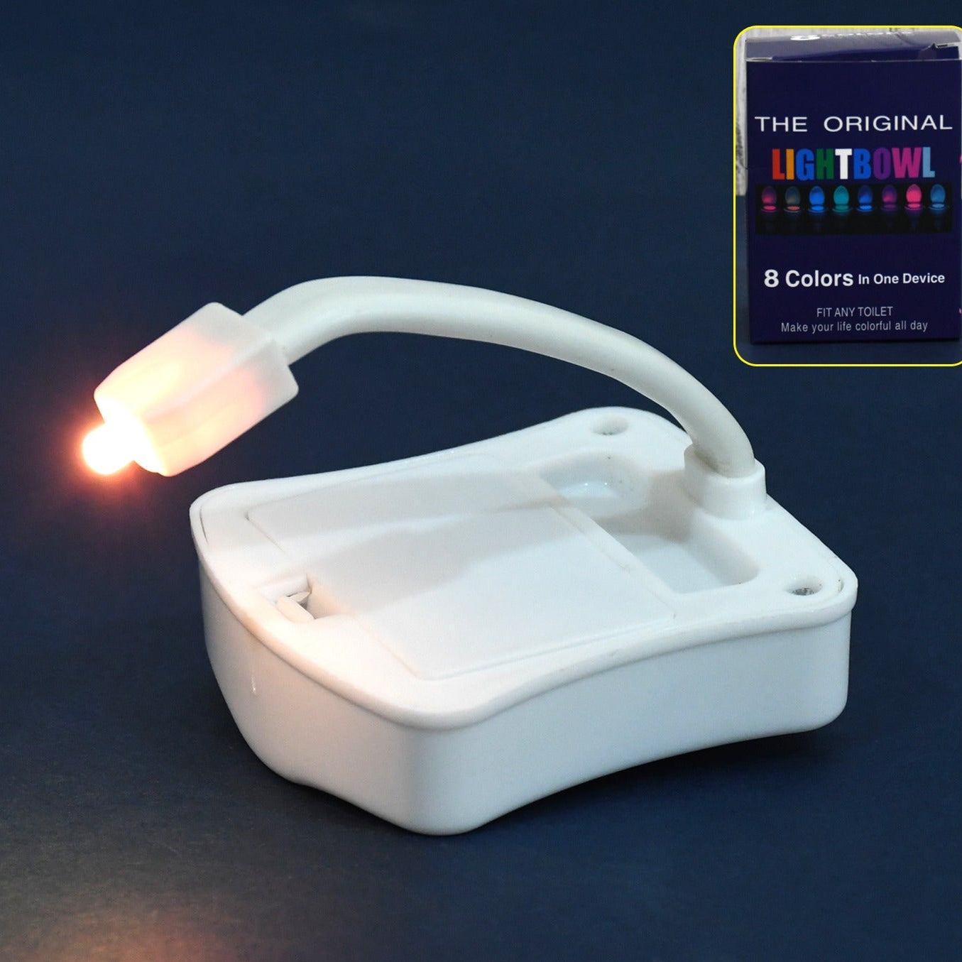 Toilet Light Led Toilet Bowl Light Toilet Cover Lamp (1 Pc Battery Not Included) - Happy Price - Image 1