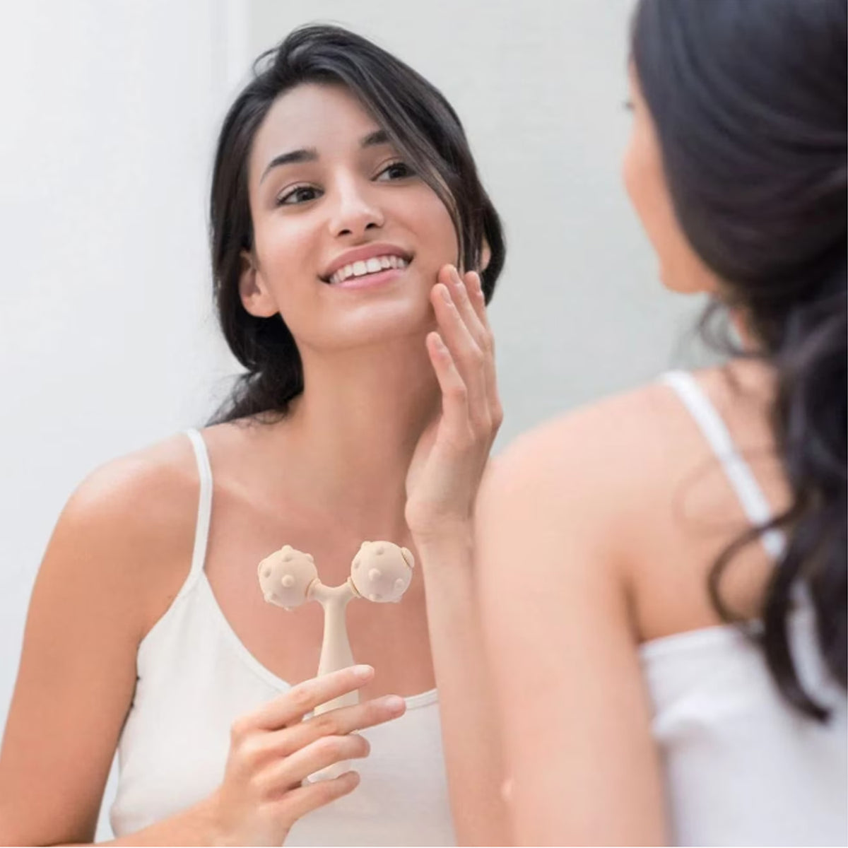 Dual Ball Face & Body Massager Roller - 1 Pc - Happy Price - Image 5