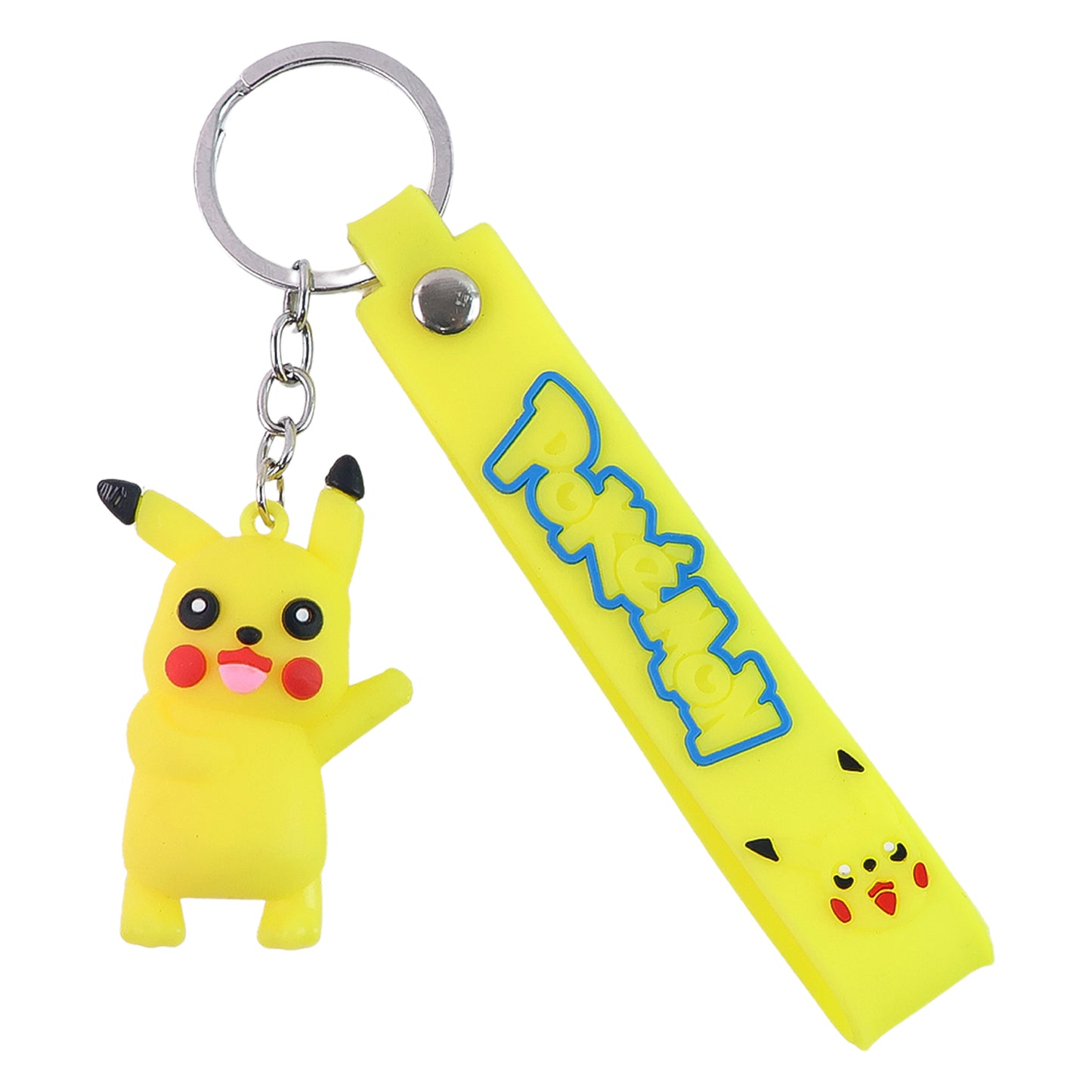 Cute Cartoon Silicone 3d Key Chain With Metal Hook Strap (Pack Of 1) - Happy Price - Image 2
