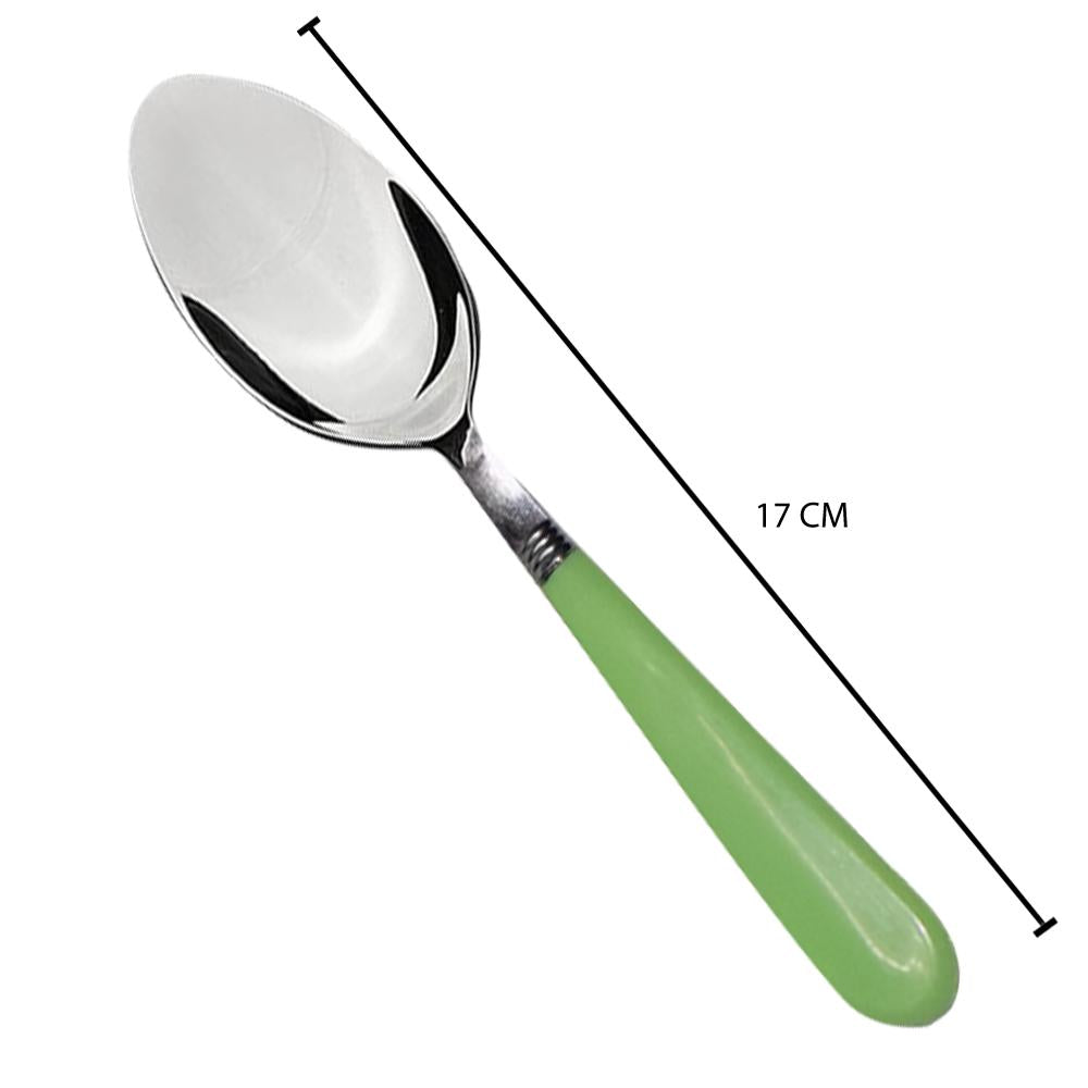 Stainless Steel Spoon With Comfortable Grip Dining Spoon Set Of 6 Pcs - Happy Price - Image 3