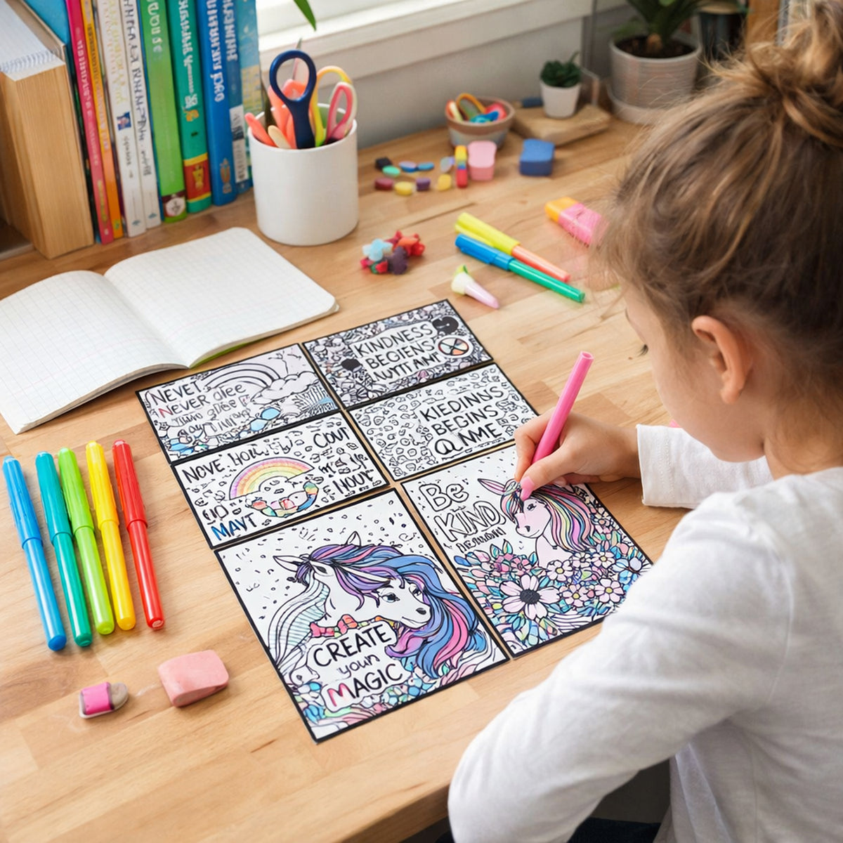 Creative Kids Activity Poster Set for Colouring & Fun (11 Pc) - Happy Price - Image 3