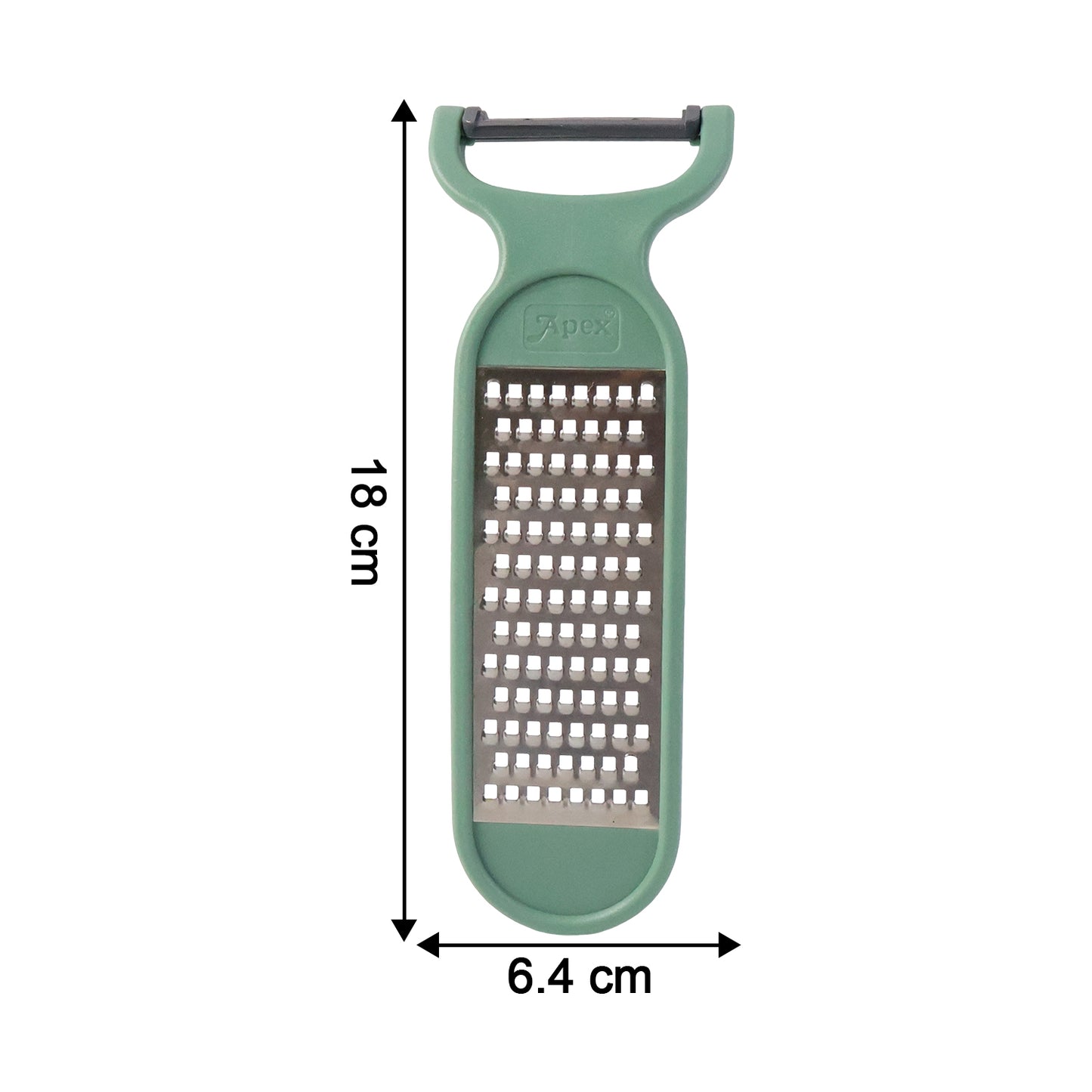 2-in-1 Kitchen Tool: Vegetable Peeler & Grater with Stainless Steel Blade - Happy Price - Image 3