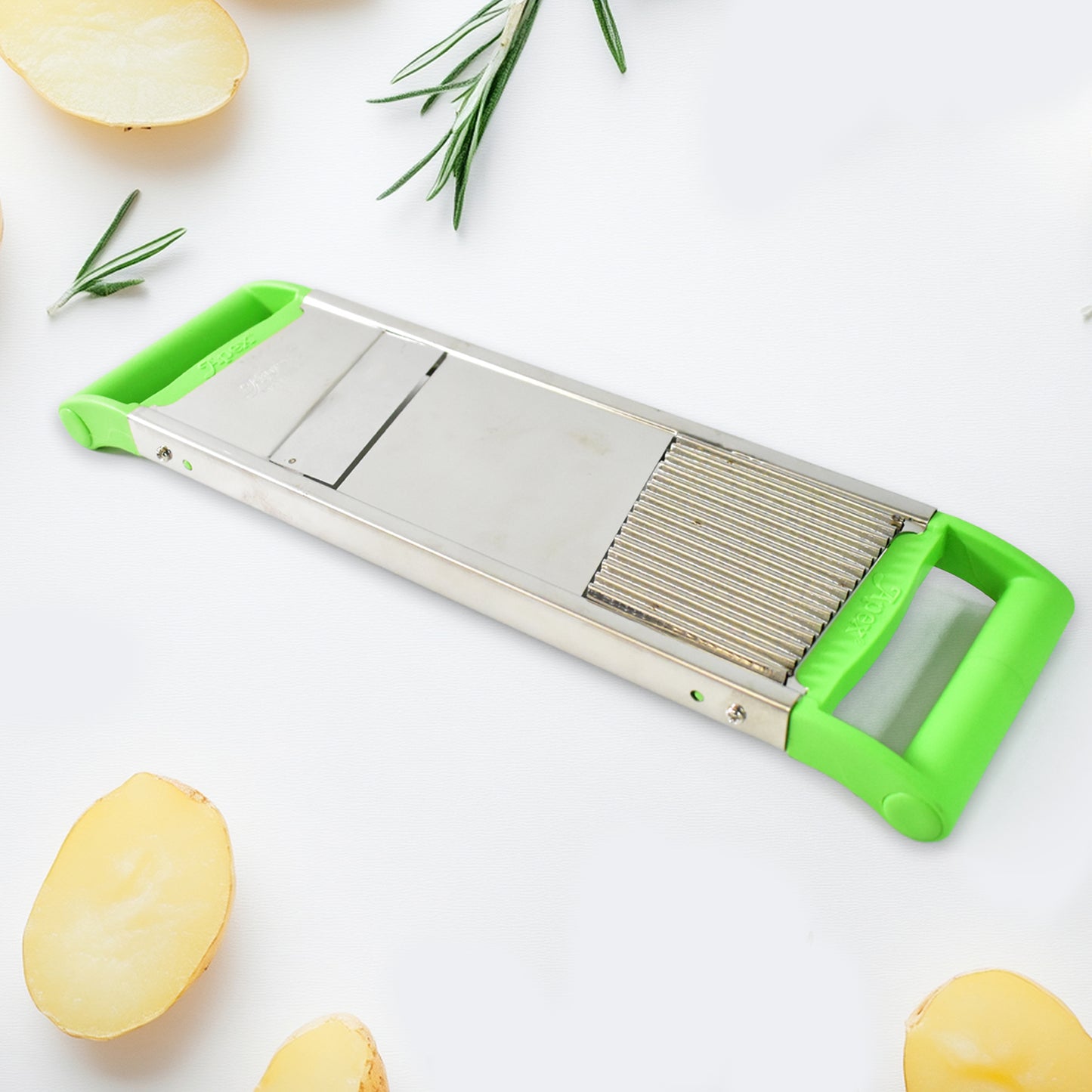 Apex Stainless Steel Vegetable Slicer (2-in-1) - Happy Price - Image 3