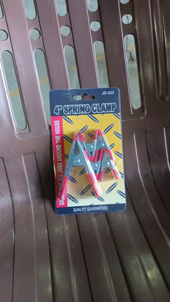 Metal Spring Clamps Heavy Duty Spring Metal Clips Clamp (5 Pcs Set) - Happy Price - Image 7