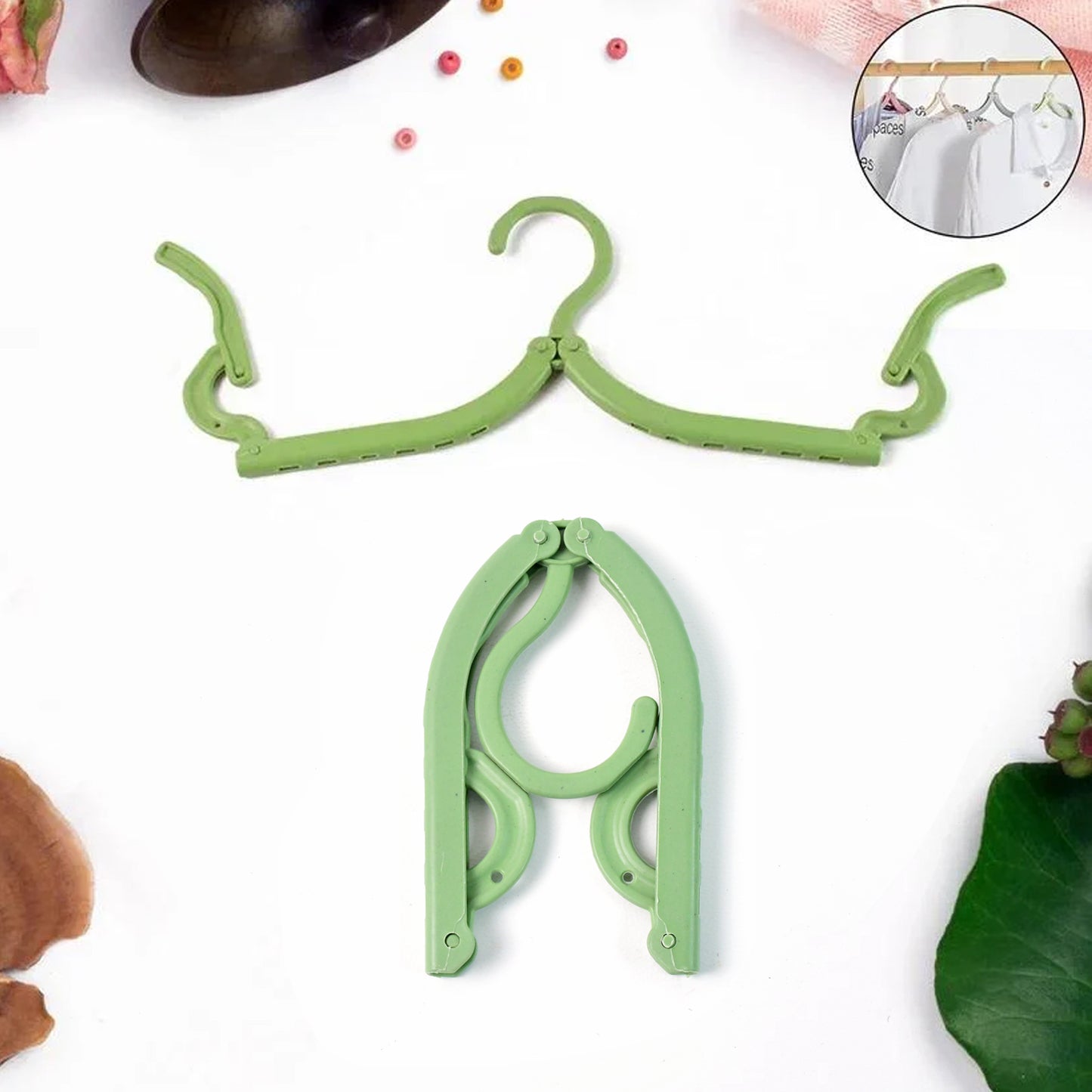 Portable Folding Clothes Hanger for Travel & Home (1 Pc) - Happy Price - Image 3