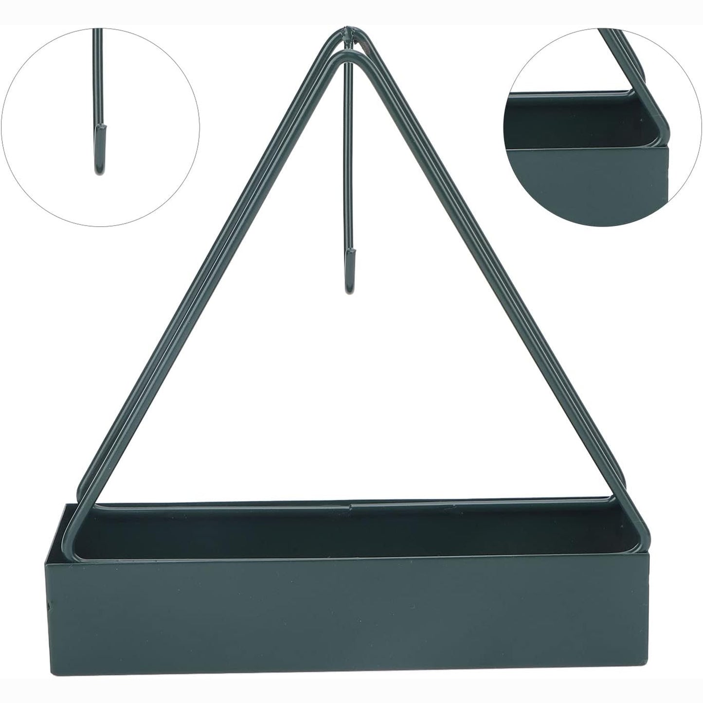 Mosquito Coil Holder Frame Triangular Shape Iron Mosquito Incense Holder Mosquito Repellent Incense Holder Hanging Mosquito Repellent Outdoor Stylish Mosquito Repellent Incense Holder - Happy Price - Image 5