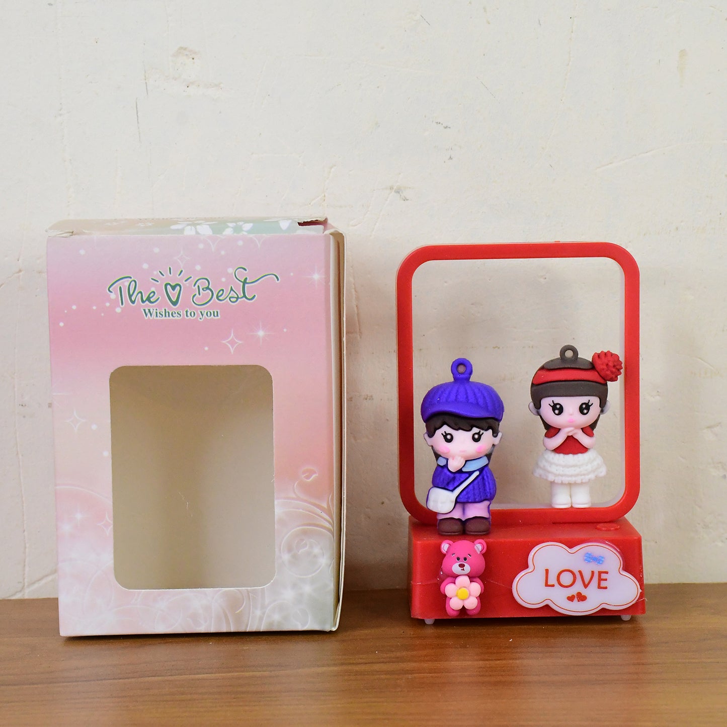 Decorative Love Couple LED Figurine Light (1 Pc) for Home & Gifting