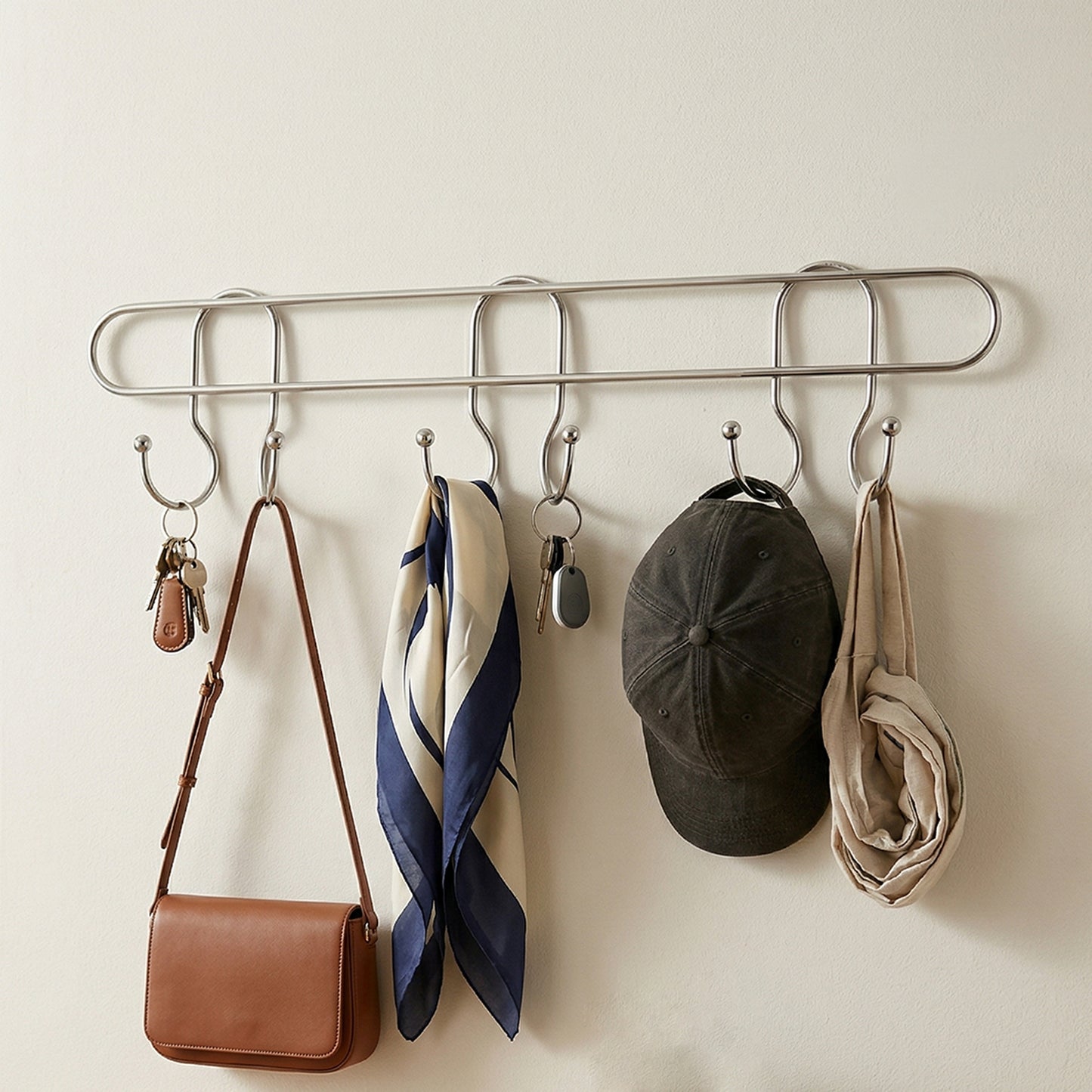 Metal Wall Hook Rack - 1 Pc Organizer for Home & Office - Great Price - Image 6