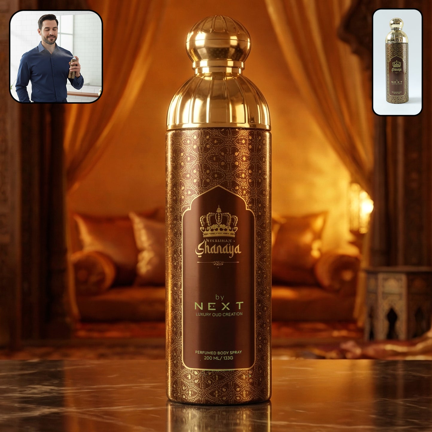 Premium Oud Inspired Body Spray for Men - Long Lasting Fragrance 200 ML - Great Price - Image 2