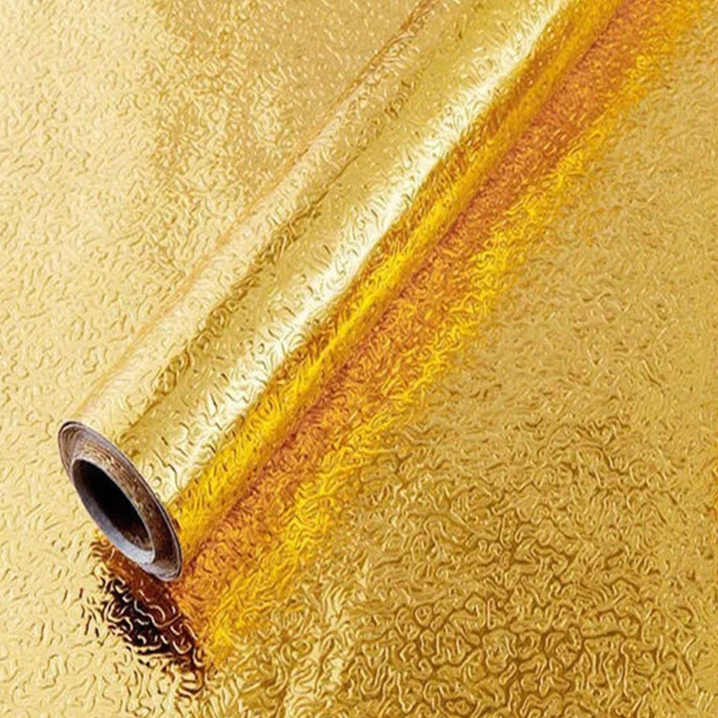 Golden Aluminum Foil Kitchen Sticker - 60cm x 2m, Oil & Waterproof - Happy Price - Image 6