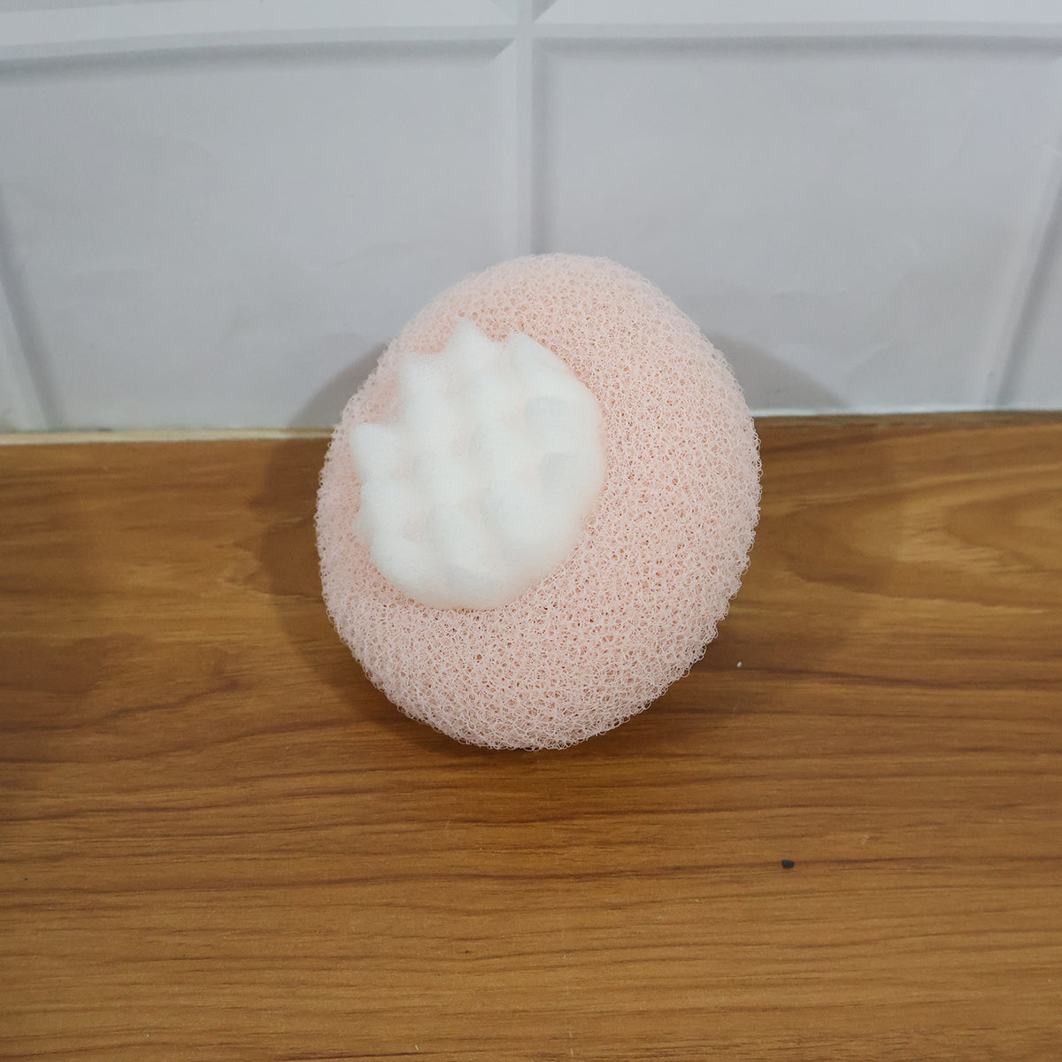 Soft Round Bath Scrubber with Foam Grip - 1 Pc - Happy Price - Image 7