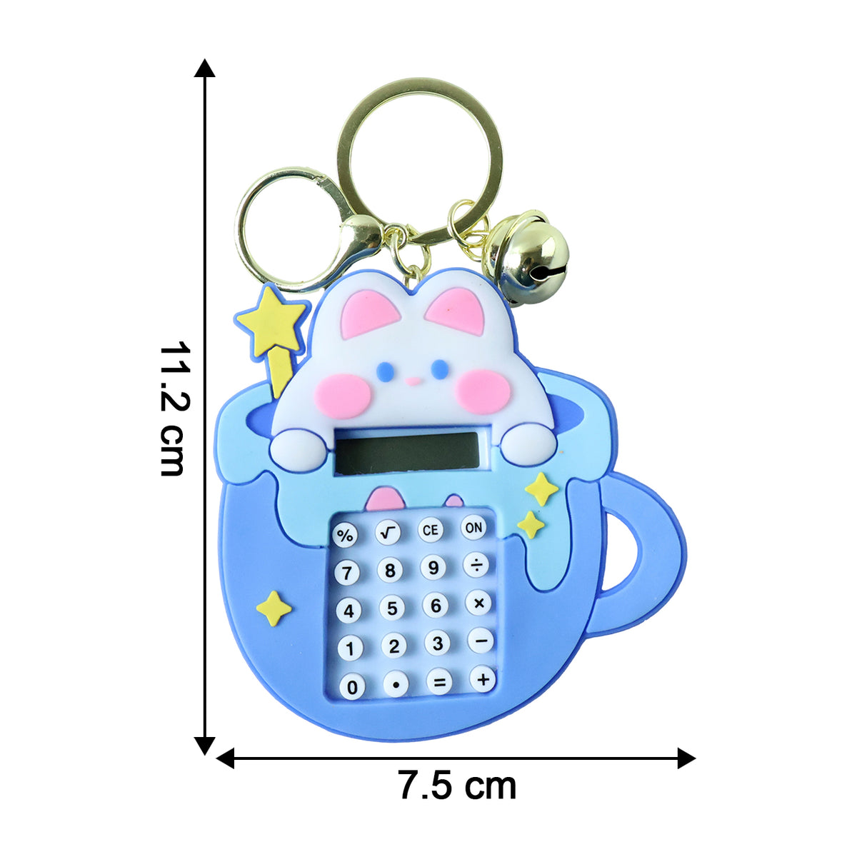 Cute Bunny Calculator Keychain with Mini Digital Display (1 Pc) - Happy Price - Image 5