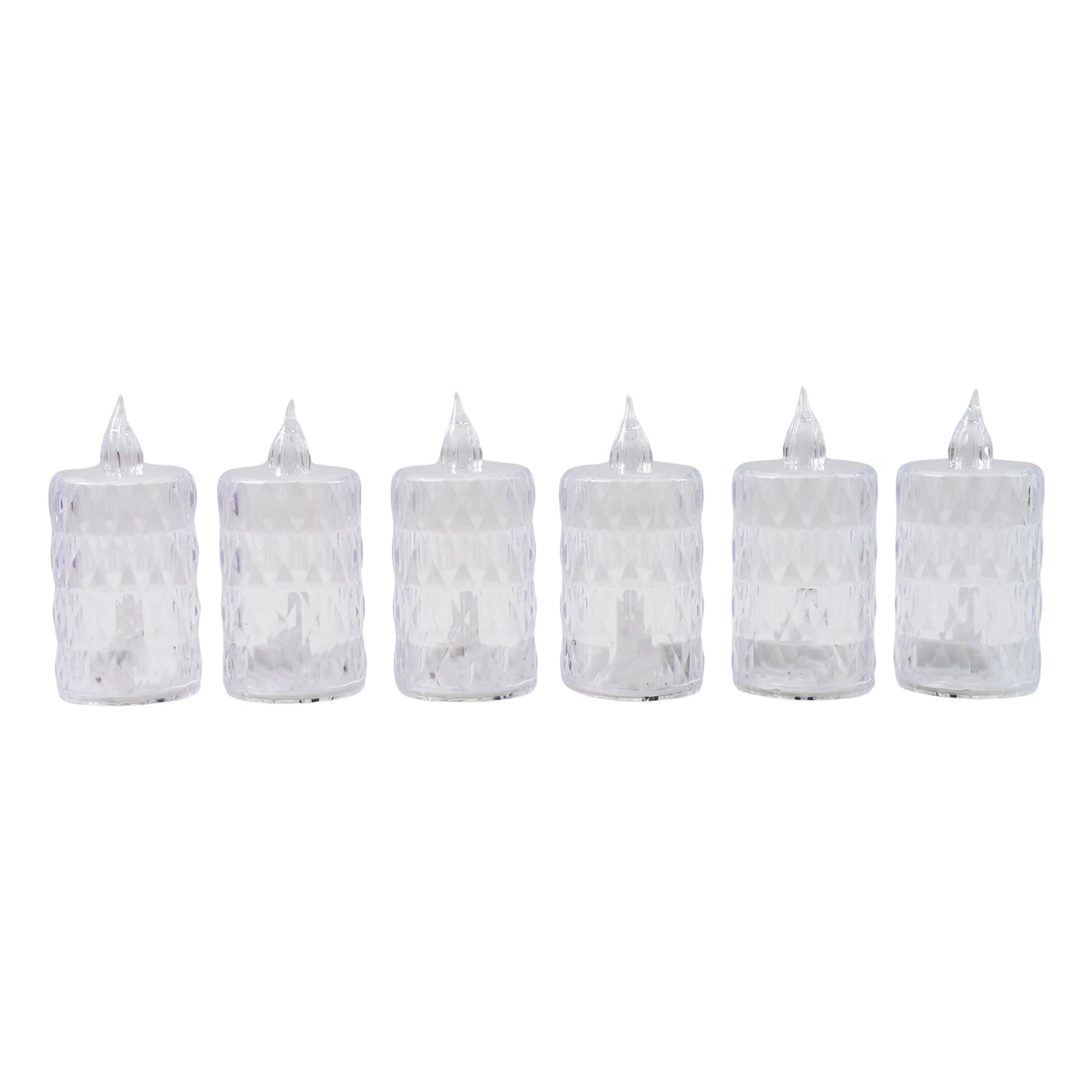 Decorative LED Crystal Flameless Candle Set - 6 Pieces - Happy Price - Image 2