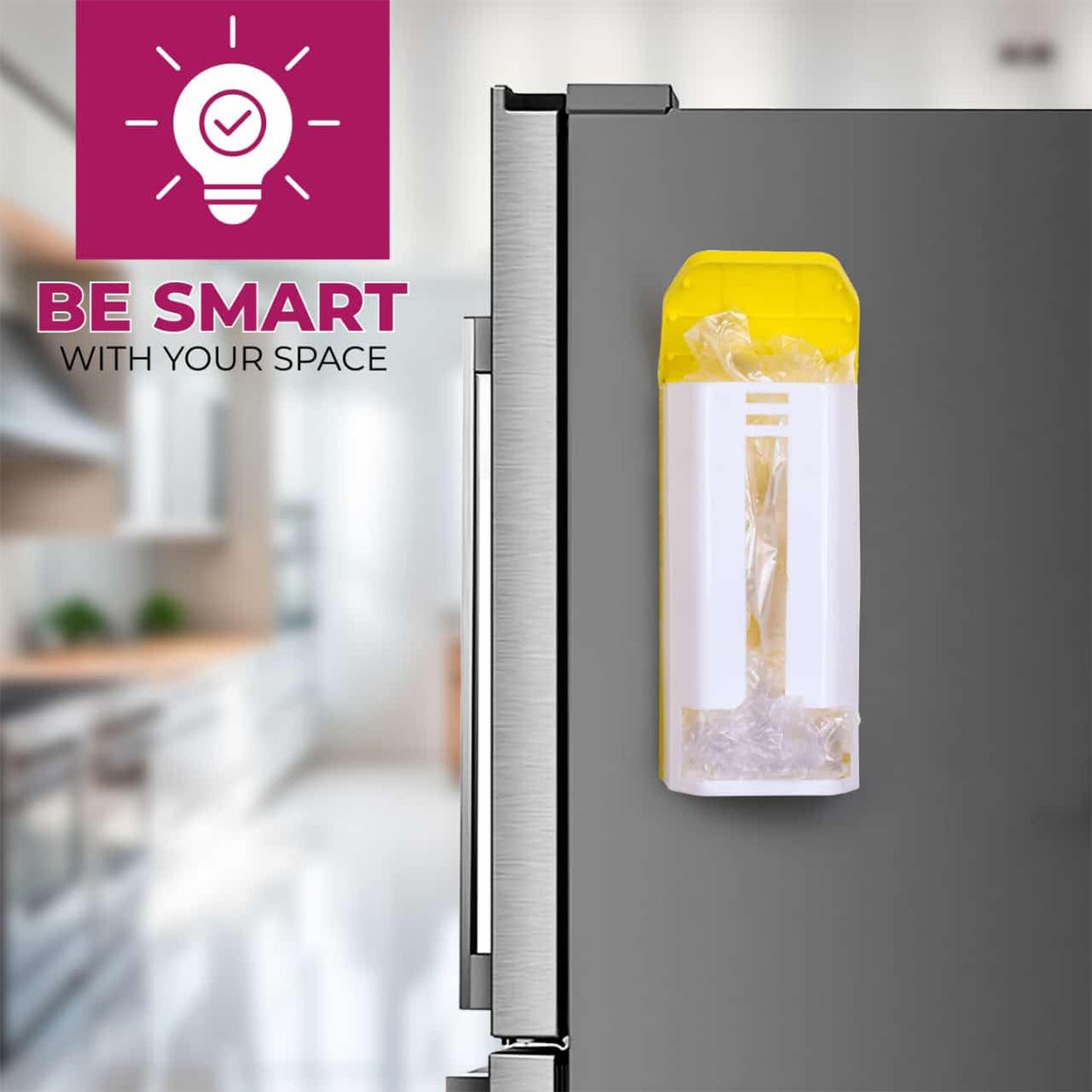 Wall Mounted Bag Dispenser & Organizer Box - 1 Pc - Happy Price - Image 3