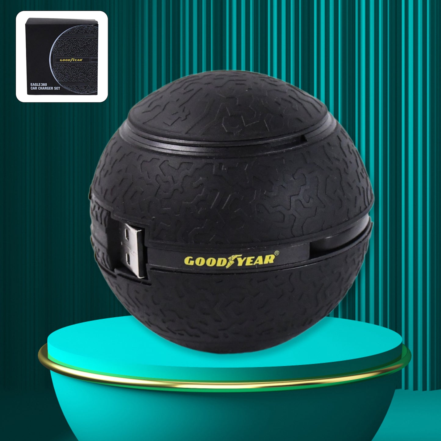 Car Charging Cable With Multiple Charging Tips - Iphone Android Usb-c - Universal Charging Solution For Your Car - Happy Price - Image 2