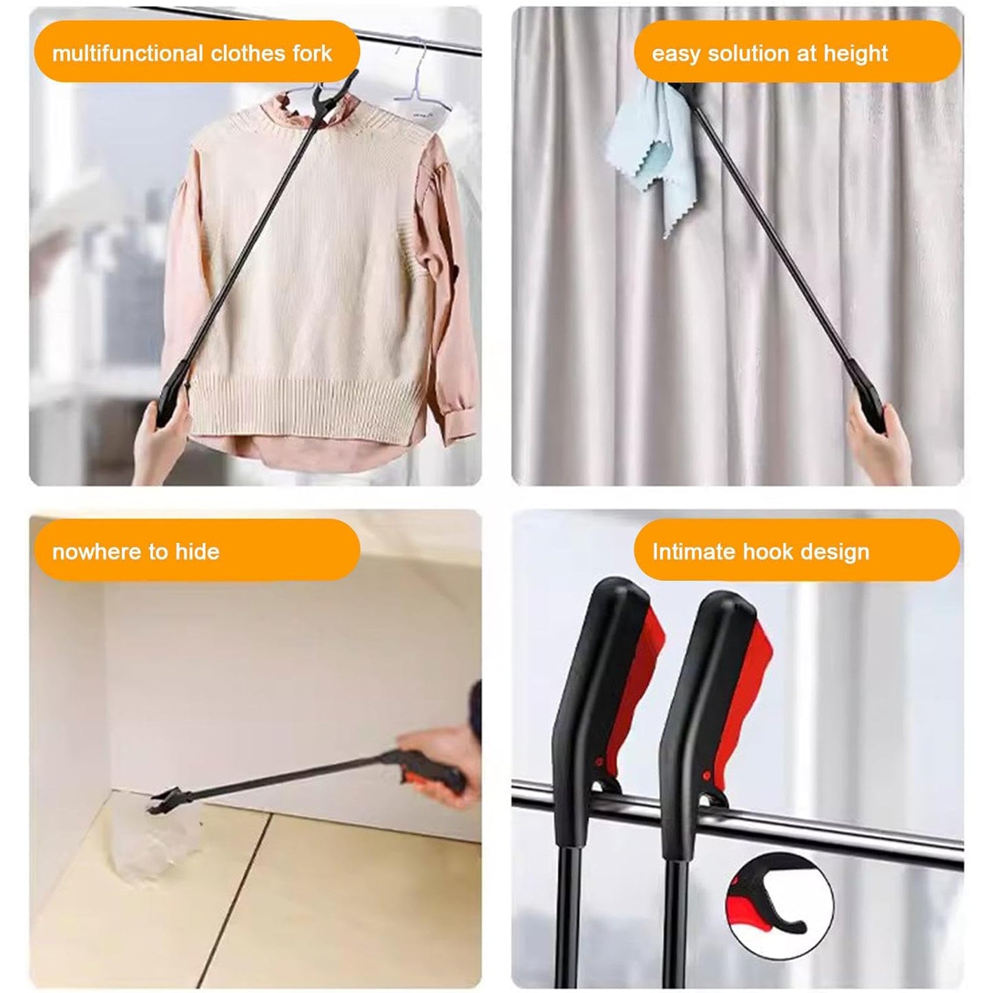 Reacher Grabber Tool for Seniors - Extended Reach Pickup Stick (1 Pc Big) - Happy Price - Image 3