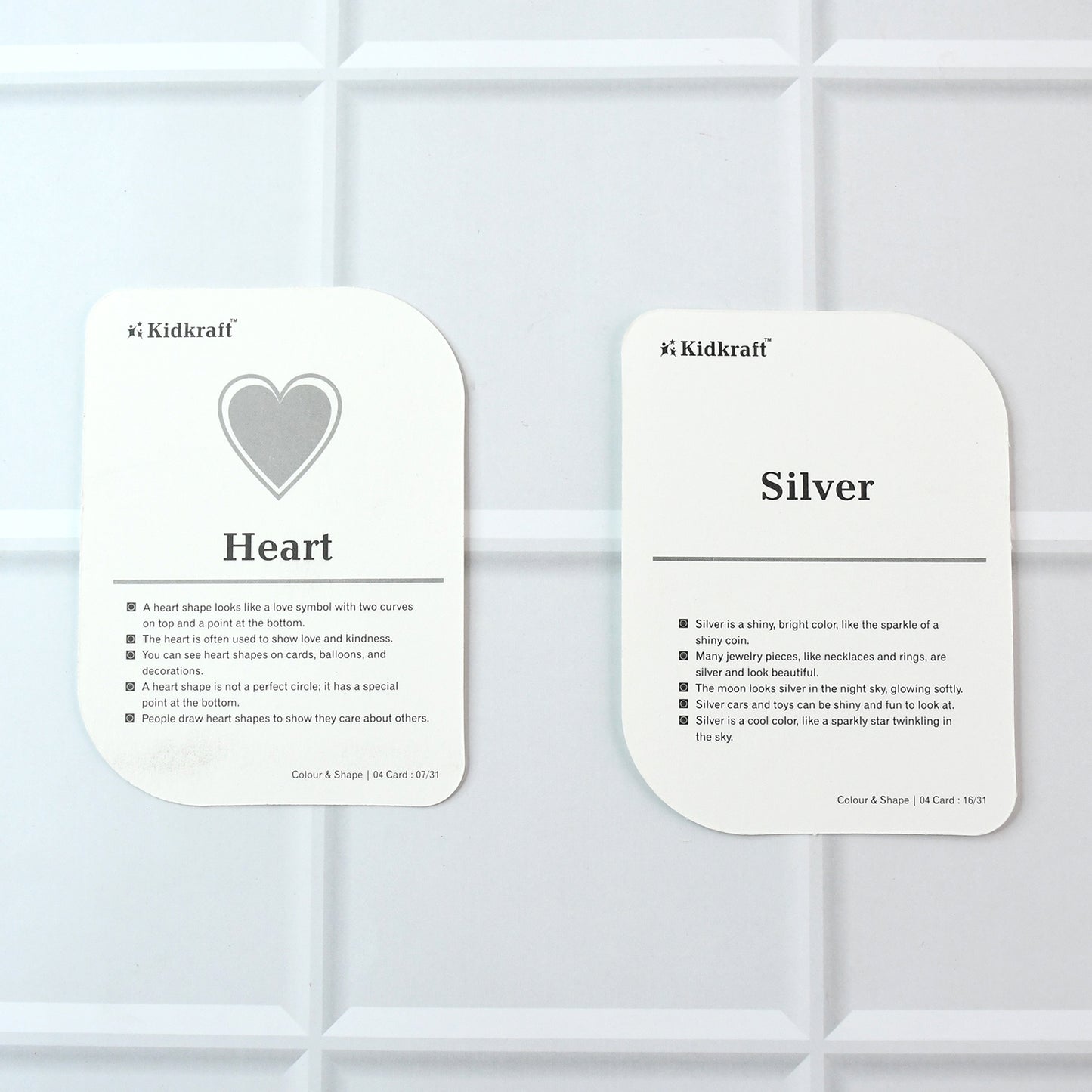 Kidkraft Early Learner 32-piece Color Amp Shape Flashcard Set - Happy Price - Image 4