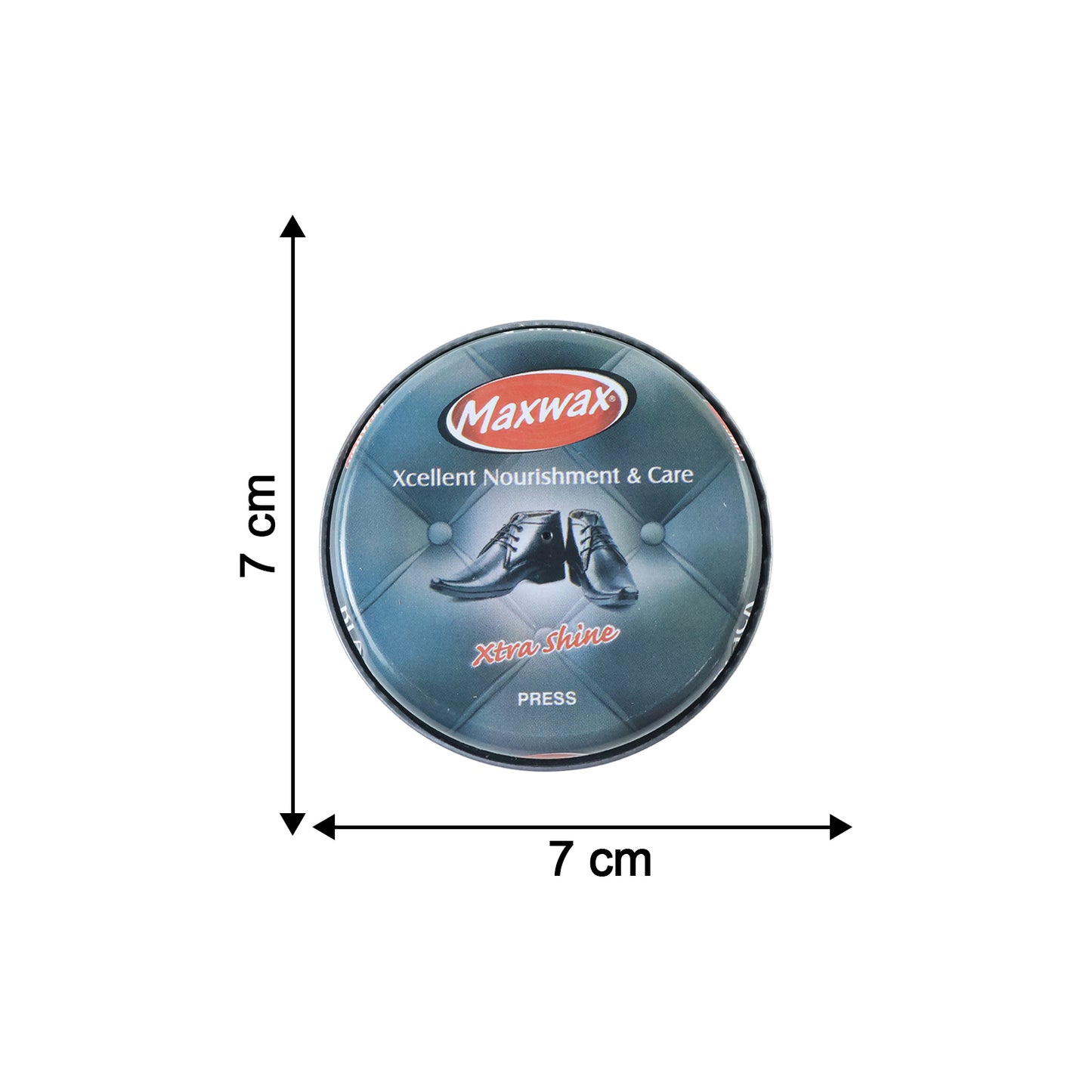 Maxwax Black Shoe Polish Cream (1 Pc 15 Gm)