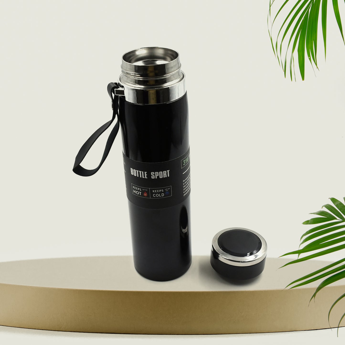 Double Stainless Steel Wall Flask Vacuum Insulated Water Bottle - Happy Price - Image 3