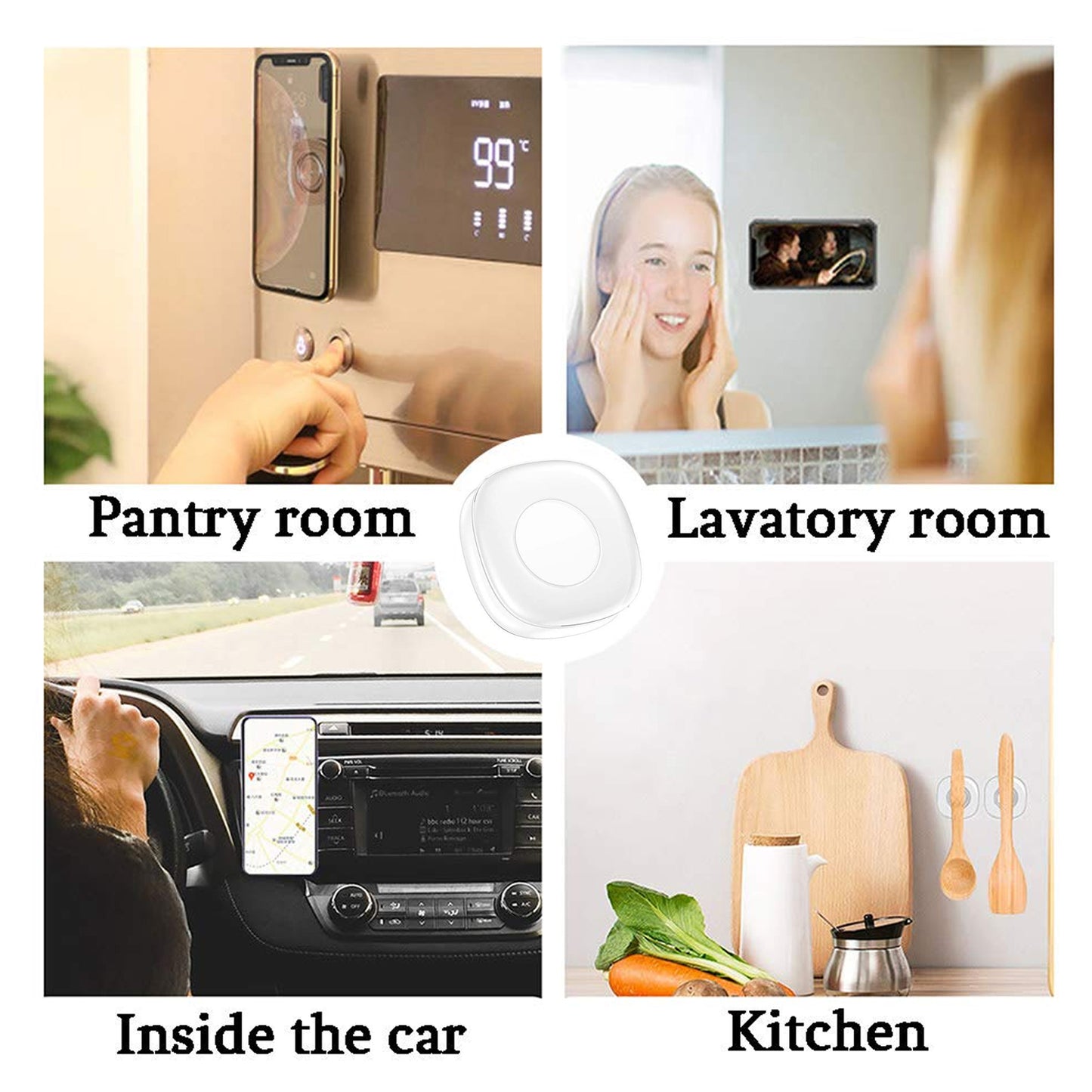 Multi Purpose Square Super Gel Pads For Holding Mobile Spiral Cable Protector (1 Pc) - Happy Price - Image 6