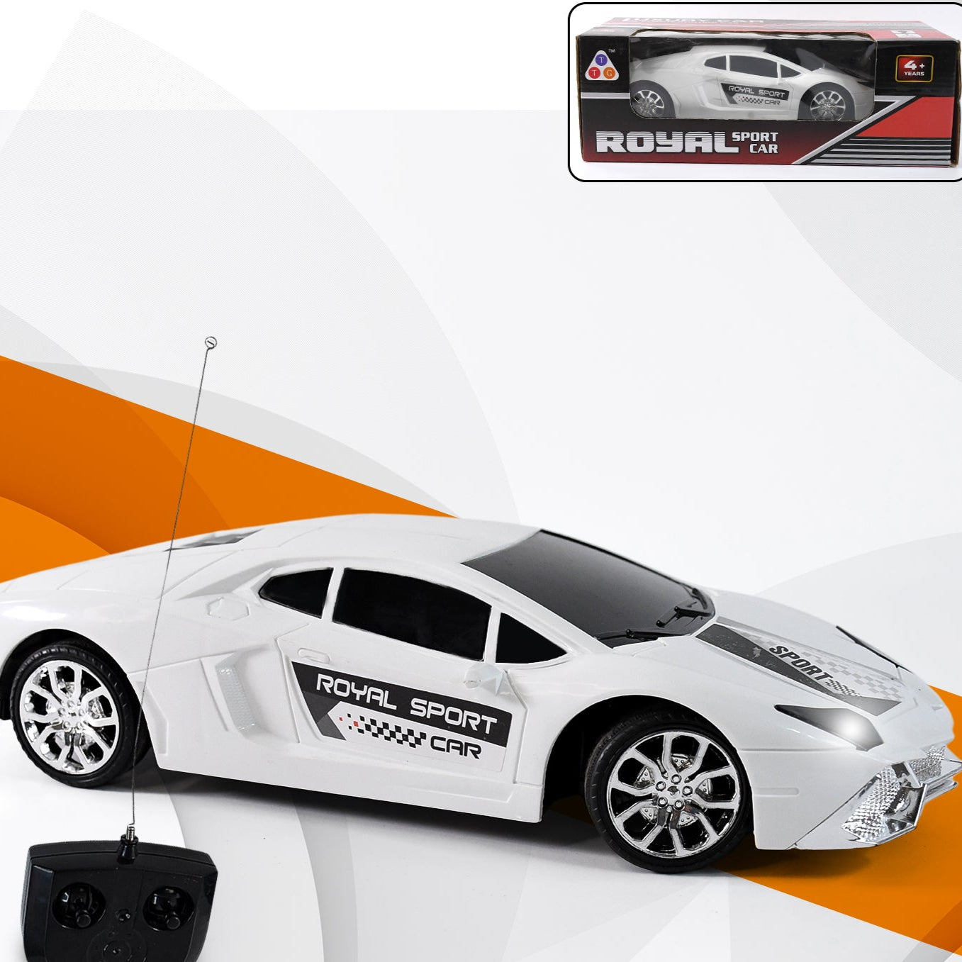 Ttg Royal Sport Remote Control Car High-speed Racing Toy - Happy Price - Image 1