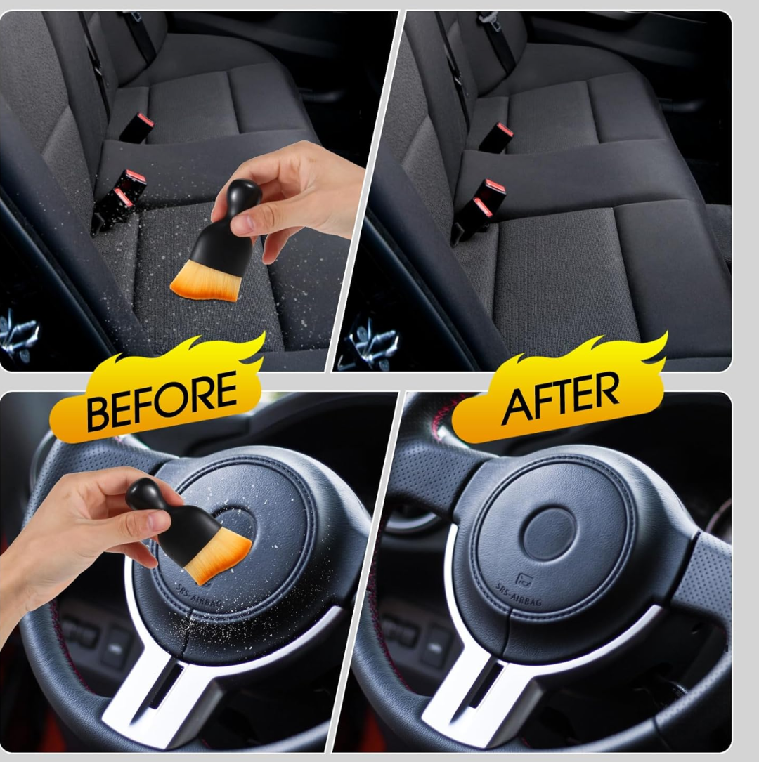 Soft Bristle Car Interior Detailing Brush for Dust Removal - 1 Pc - Great Price - Image 3